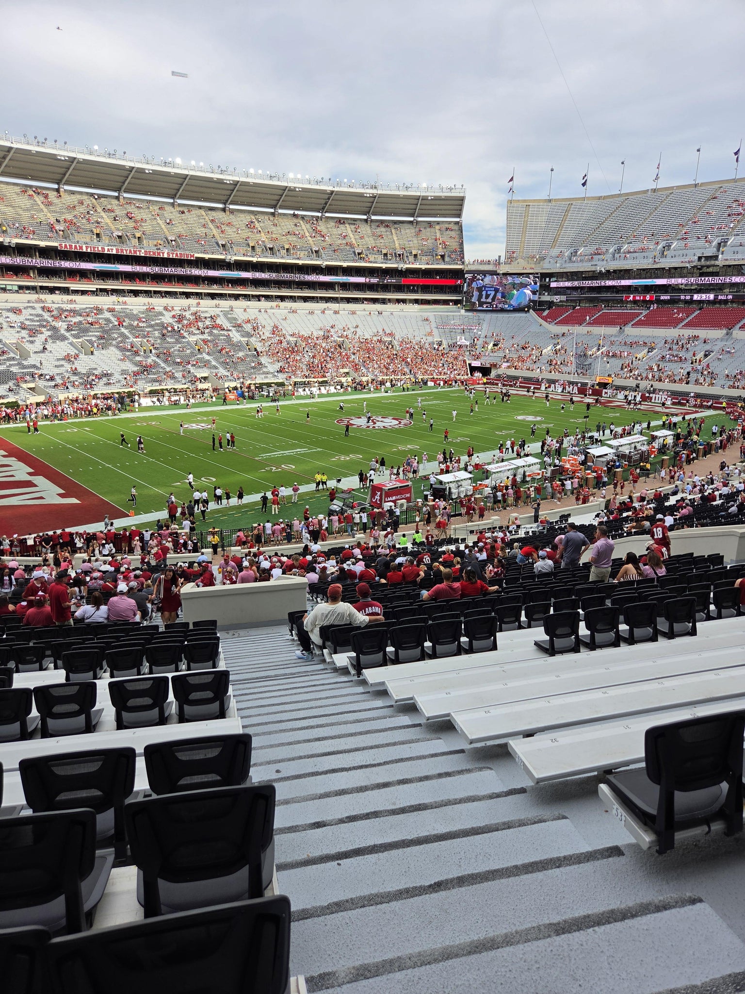 Real Fan View taken from Section 112 at Bryant-Denny Stadium by Thomas G