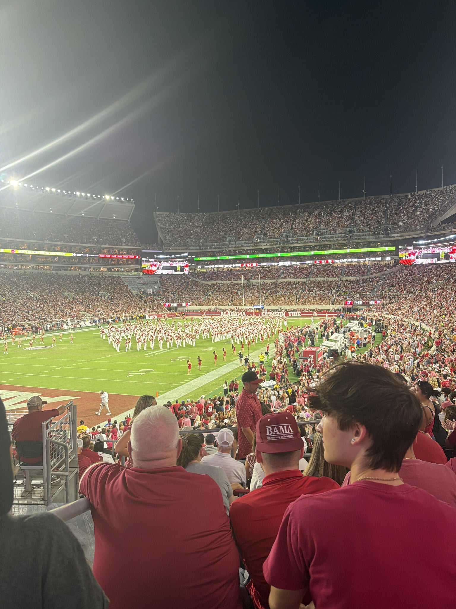 Real Fan View taken from Section 114 at Bryant-Denny Stadium by Shane T