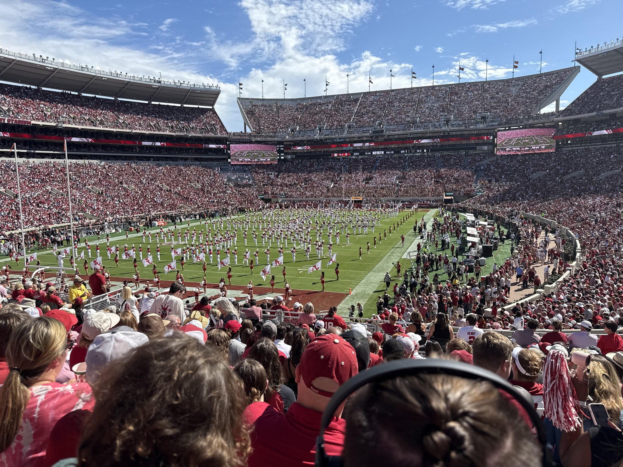 Real Fan View taken from Section 115 at Bryant-Denny Stadium by Benjamin T