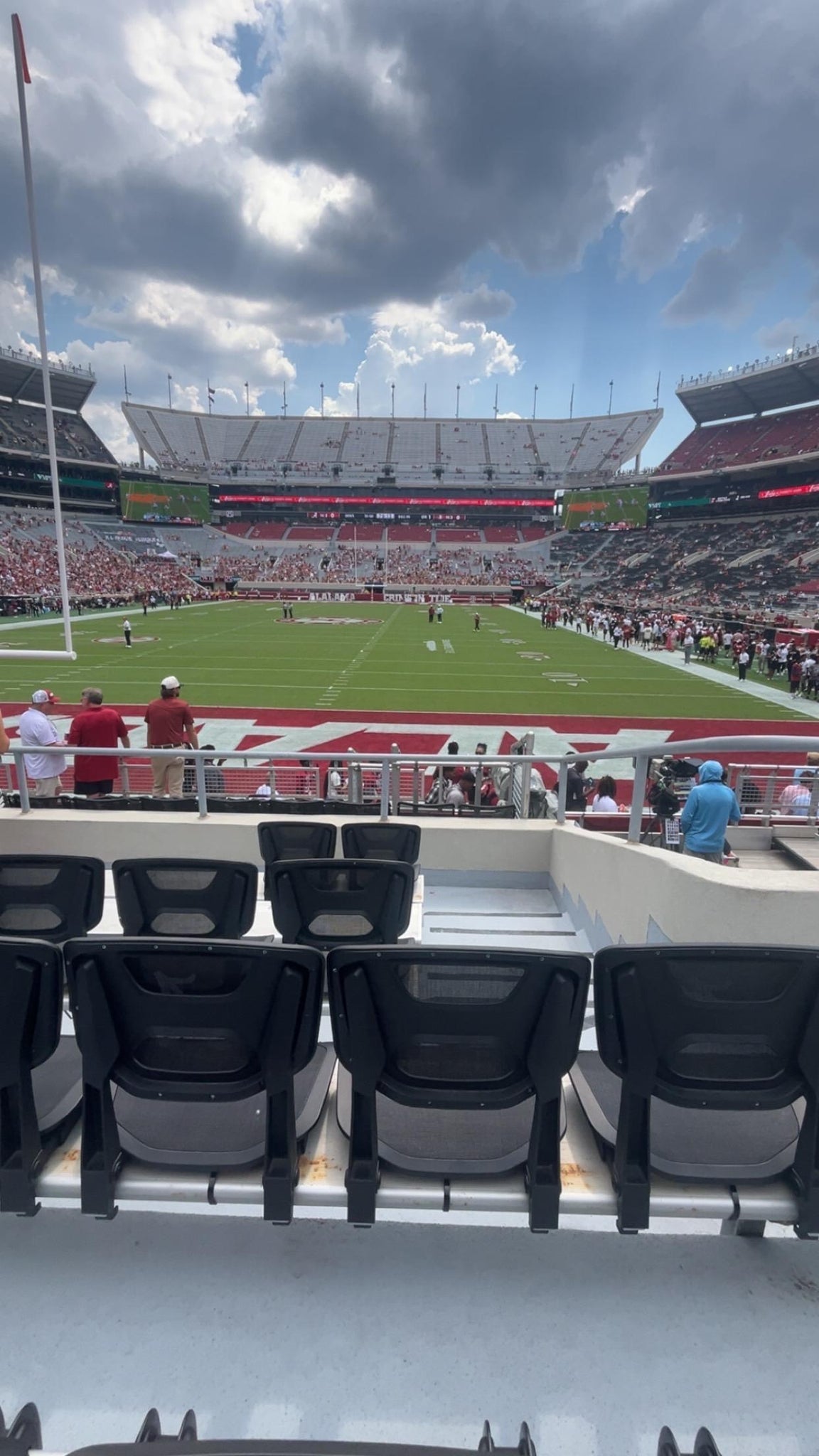 Real Fan View taken from Section 117 at Bryant-Denny Stadium by Jeremy M