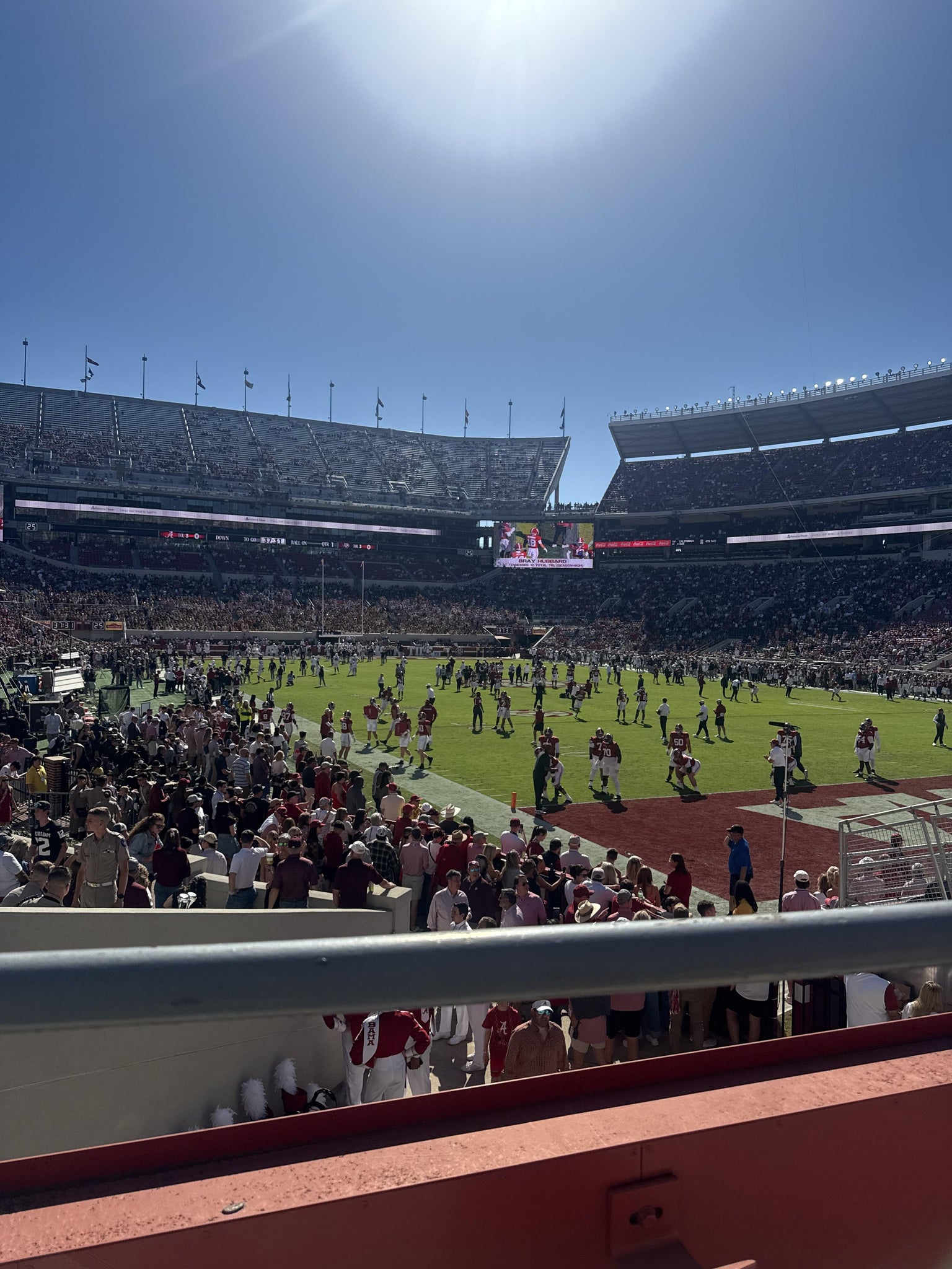 Vue réelle des fans prise de la Section 120 au site Bryant-Denny Stadium par Anonymous User
