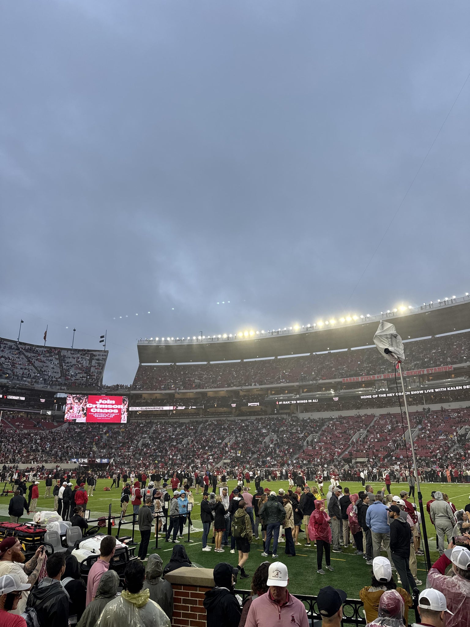 Real Fan View taken from Section 124 at Bryant-Denny Stadium by Reid D