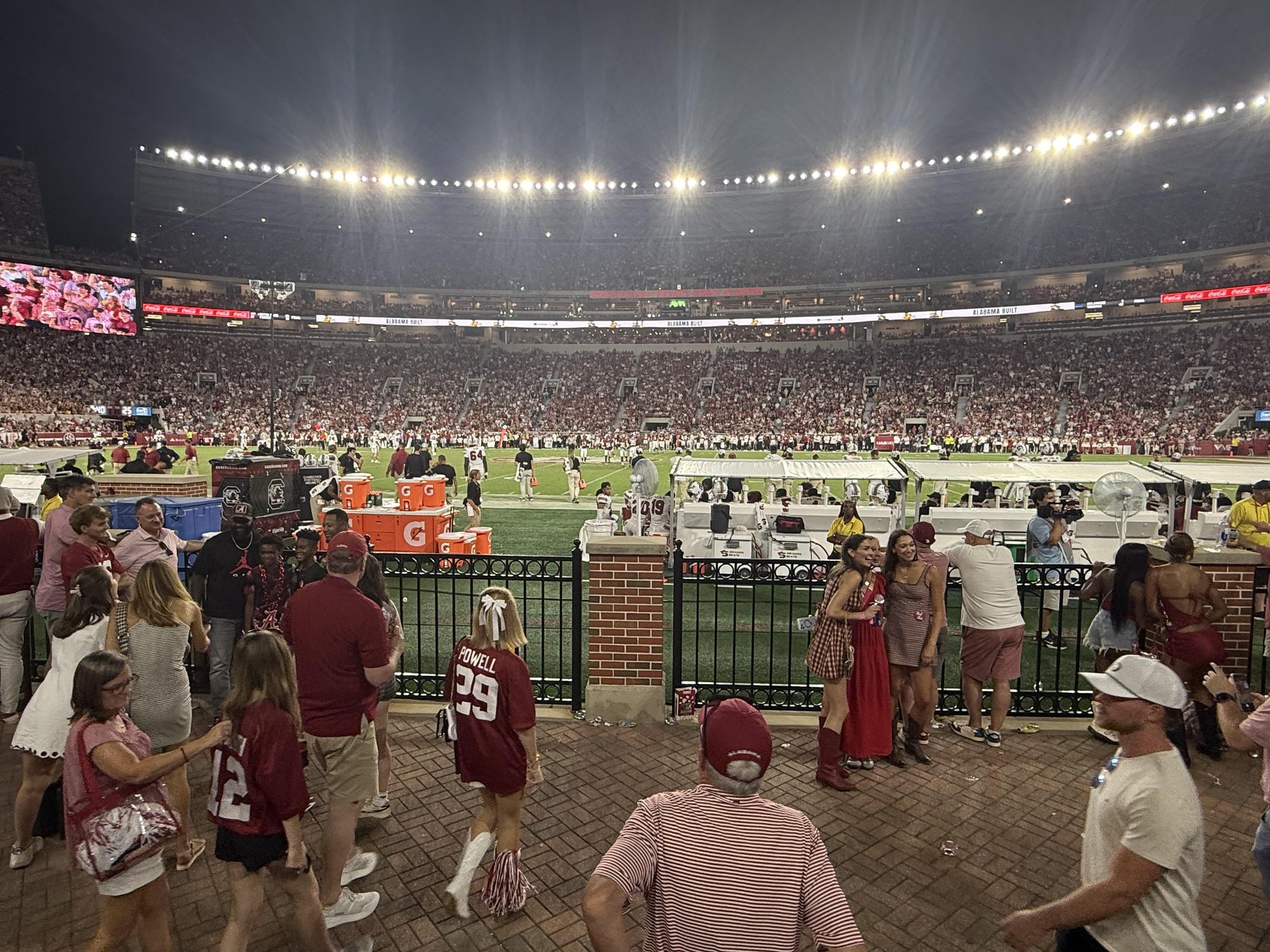 Real Fan View taken from Section 127 at Bryant-Denny Stadium by Dave A