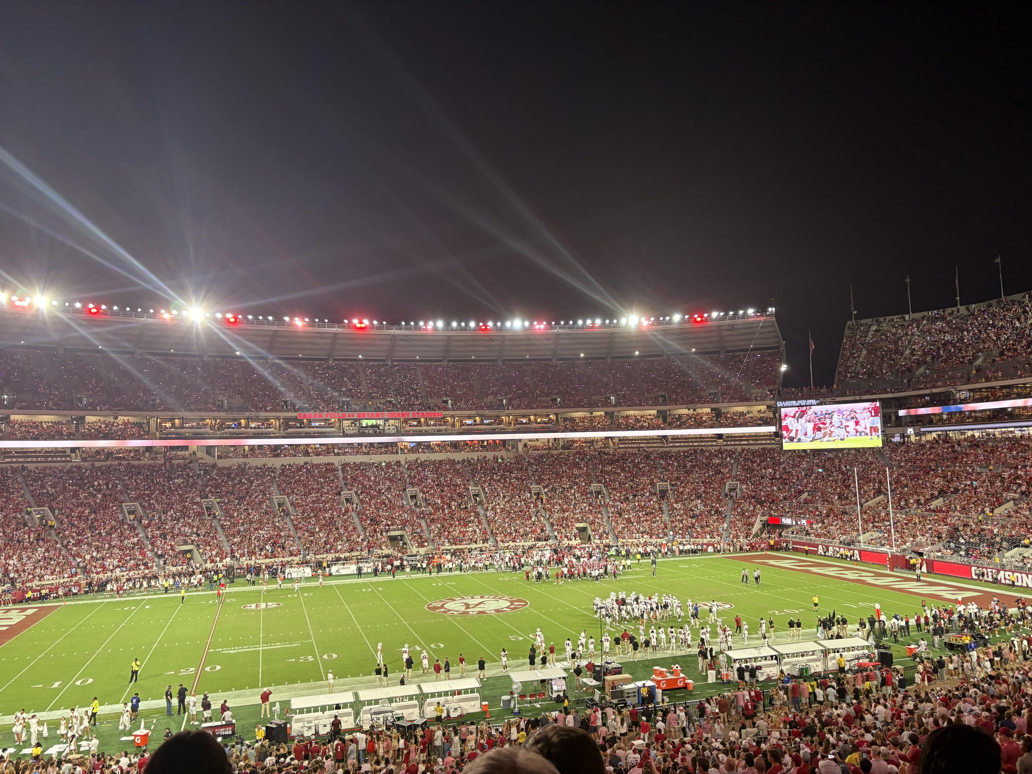 Real Fan View taken from Section 130 at Bryant-Denny Stadium by Denise S