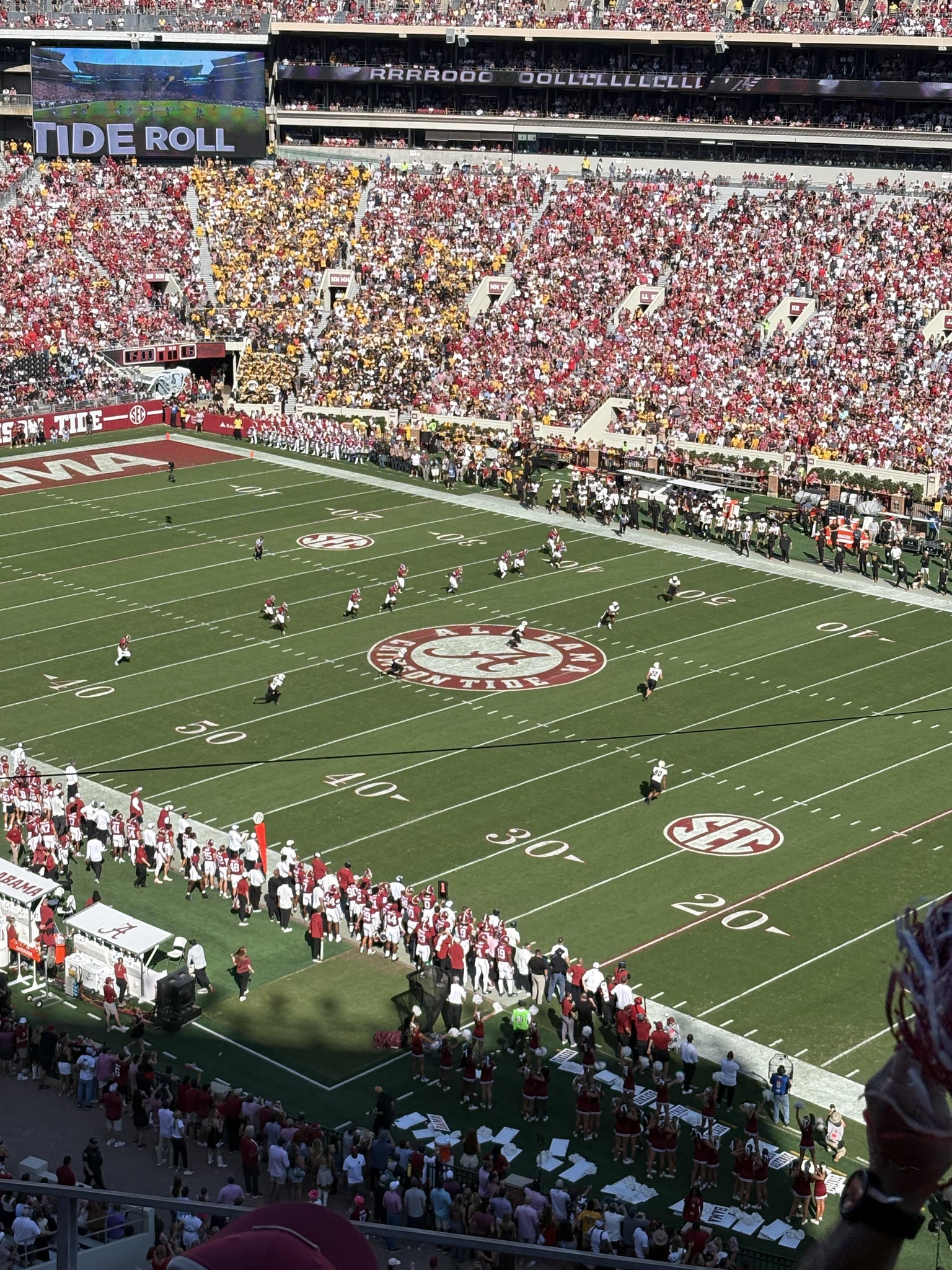 Real Fan View taken from Section 803 at Bryant-Denny Stadium by Casey K