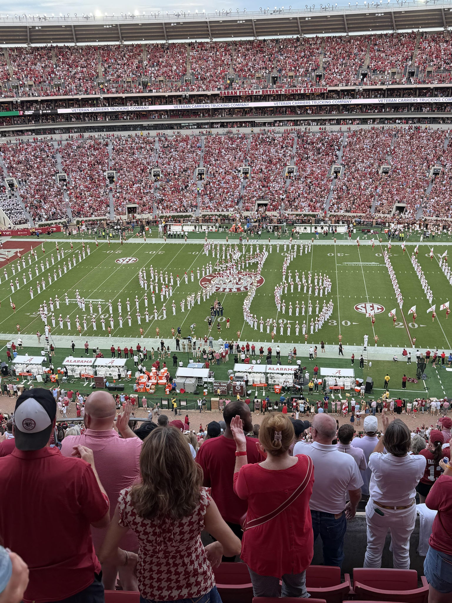 Real Fan View taken from Section 807 at Bryant-Denny Stadium by Tim C