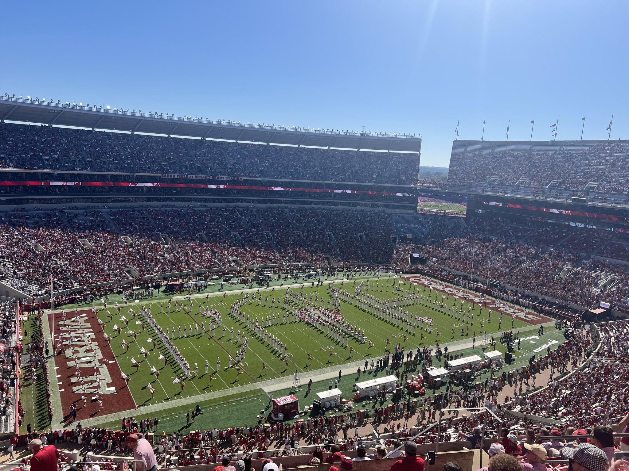 Real Fan View taken from Section 813 at Bryant-Denny Stadium by Melanie B
