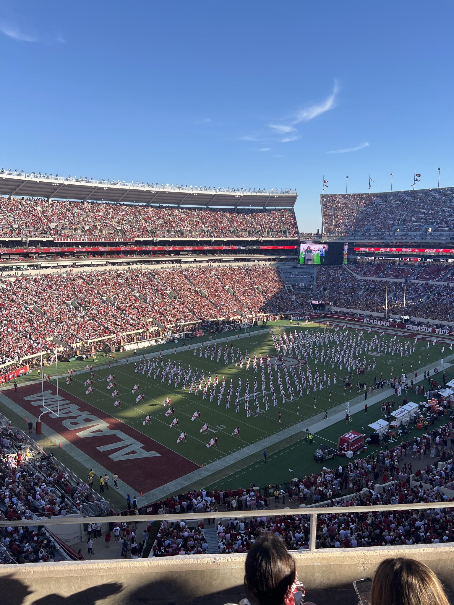 Vue réelle des fans prise de la Section 815 au site Bryant-Denny Stadium par Jhony S