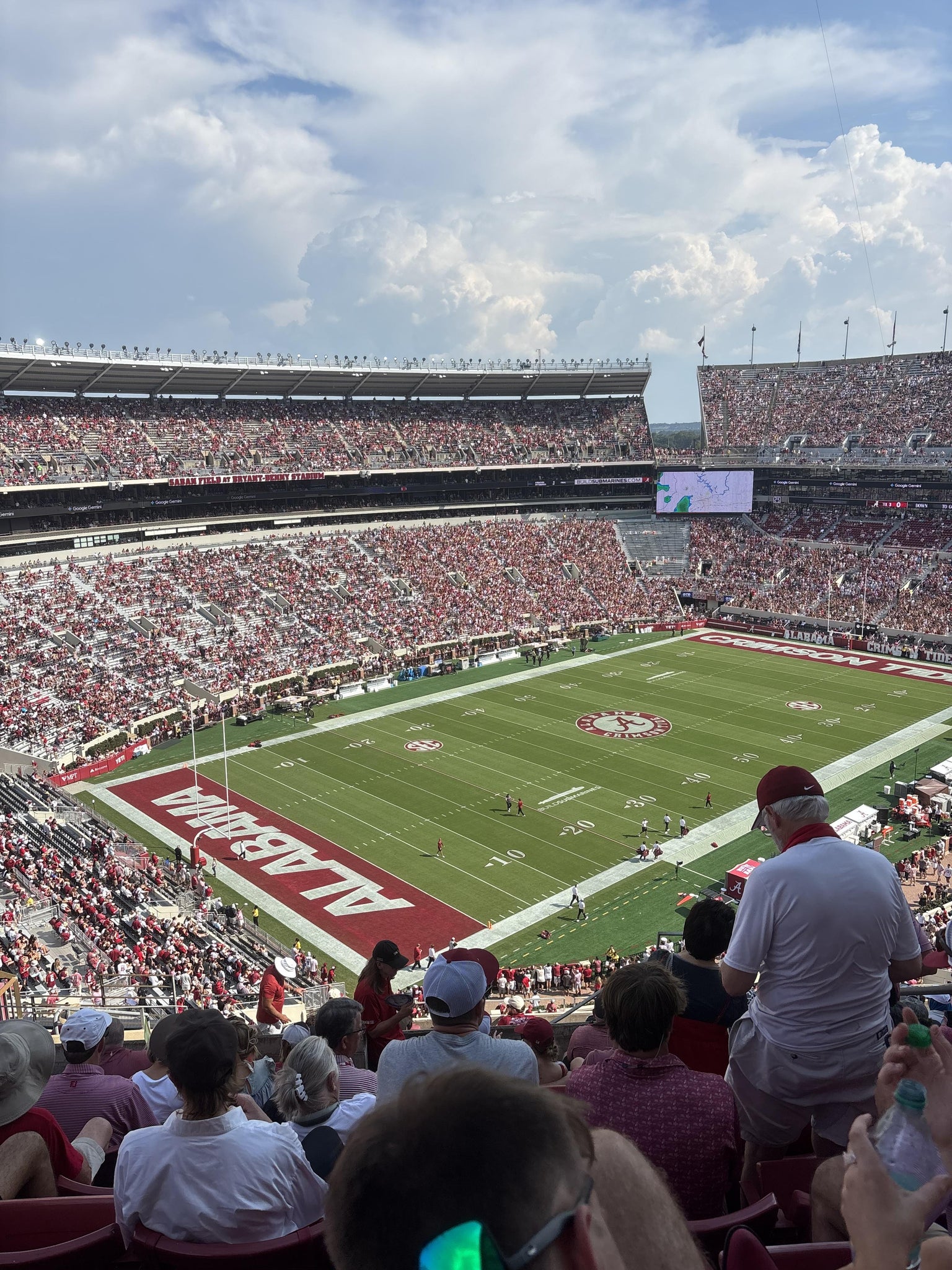 Real Fan View taken from Section 816 at Bryant-Denny Stadium by Jennifer b. S