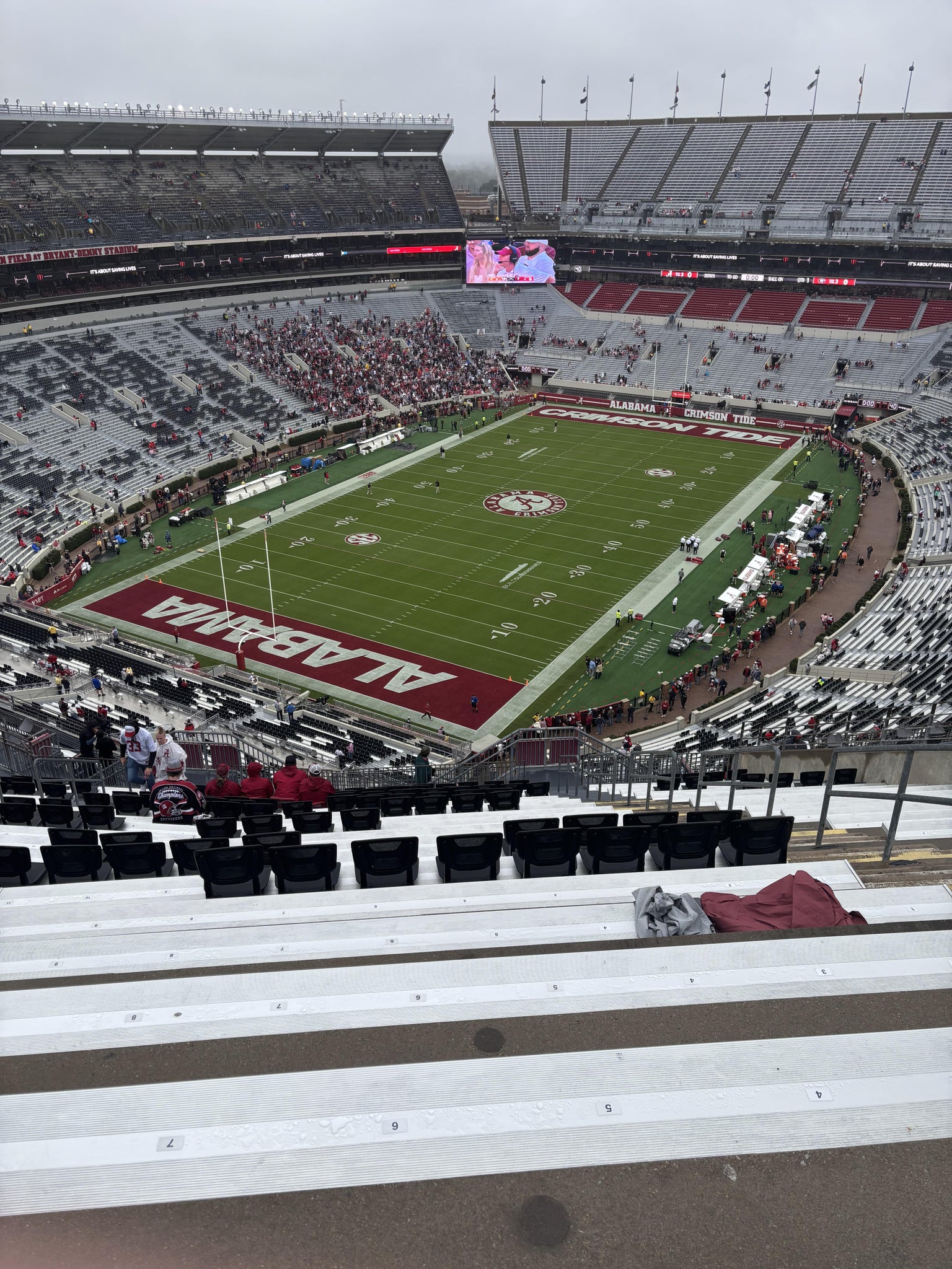Real Fan View taken from Section 819 at Bryant-Denny Stadium by Shannon Y
