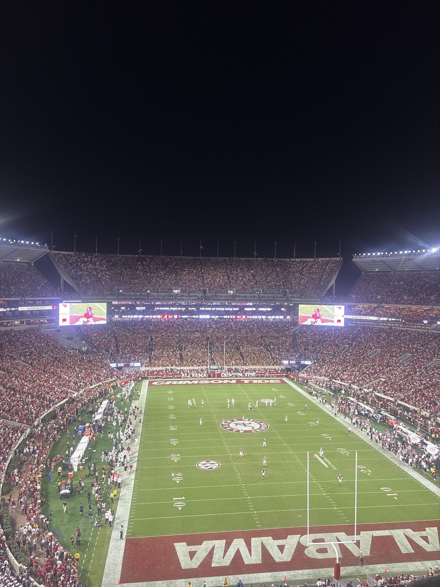 Real Fan View taken from Section 825 at Bryant-Denny Stadium by Allie S