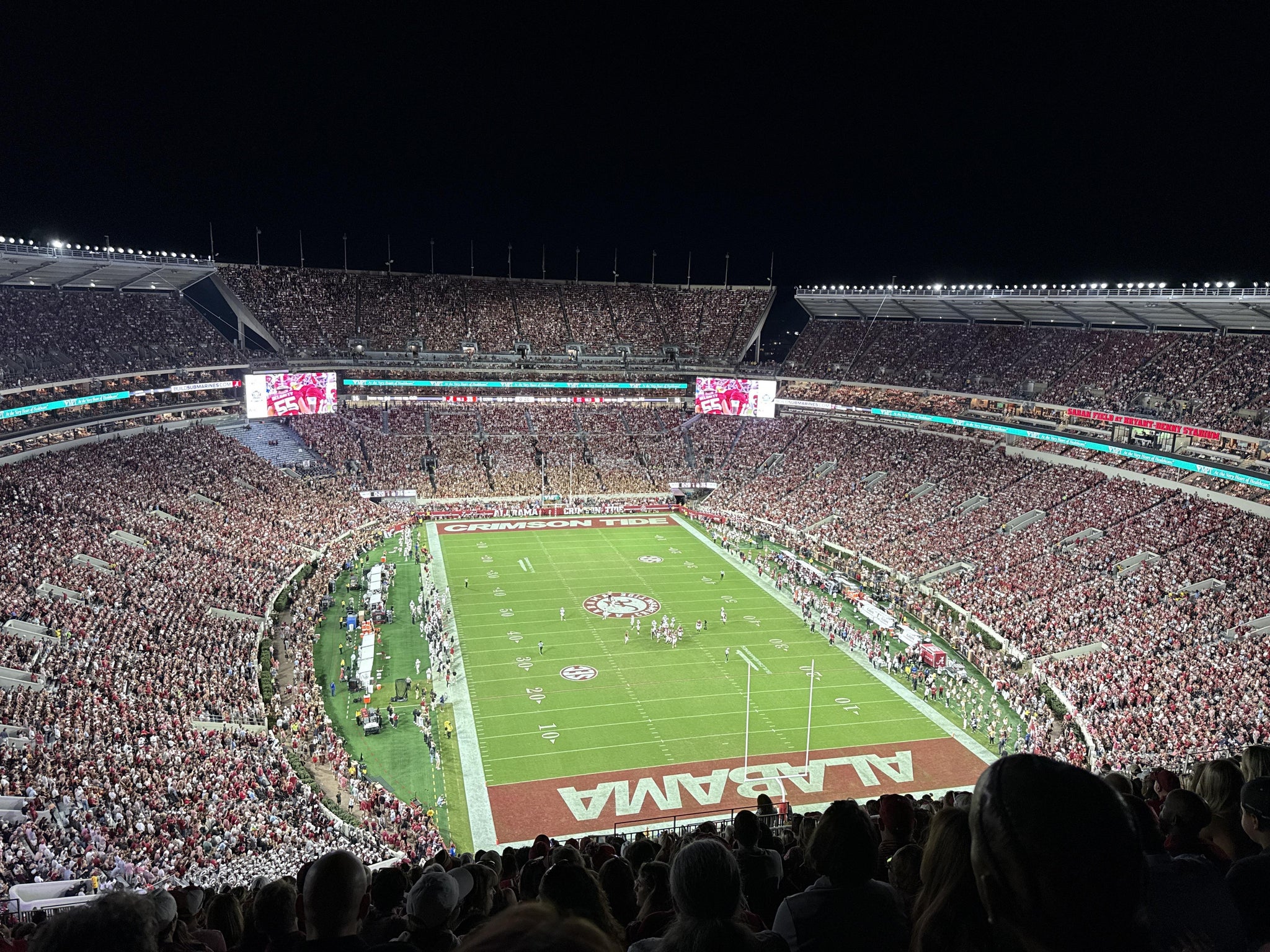 Real Fan View taken from Section 826 at Bryant-Denny Stadium by Elizabeth L