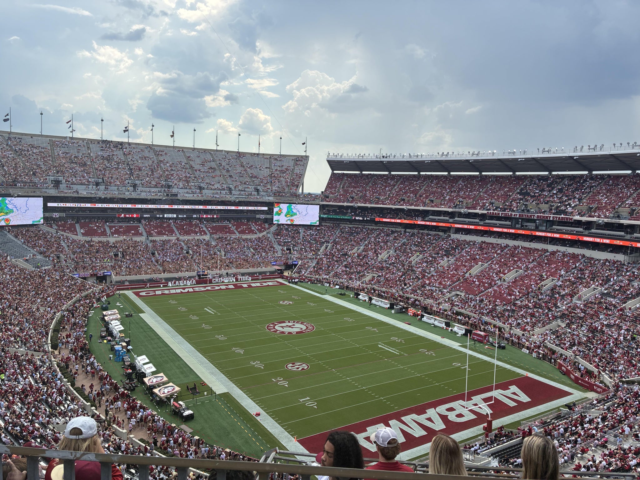 Real Fan View taken from Section 829 at Bryant-Denny Stadium by Melissa P