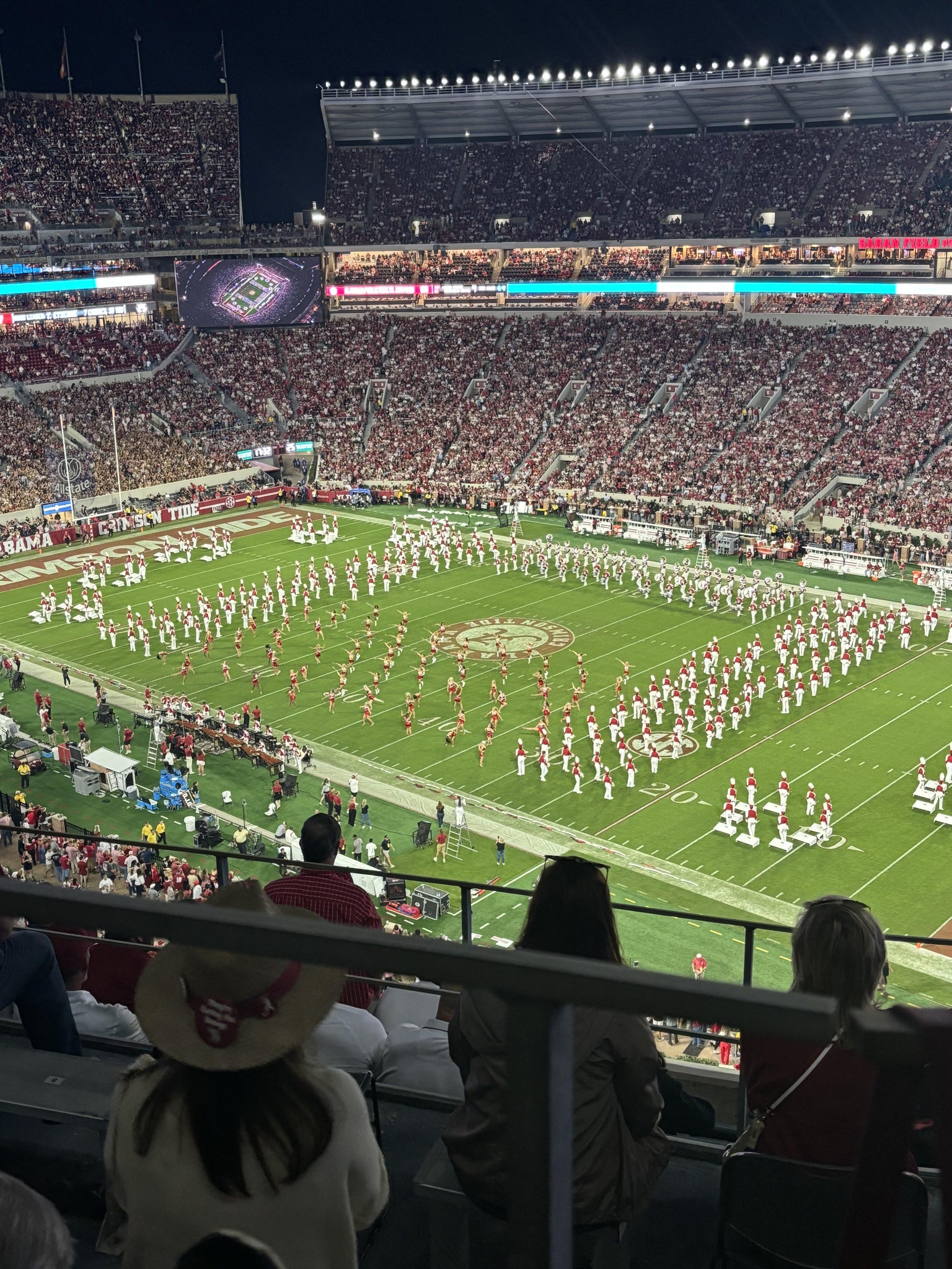 Real Fan View taken from Section 833 at Bryant-Denny Stadium by Becky B