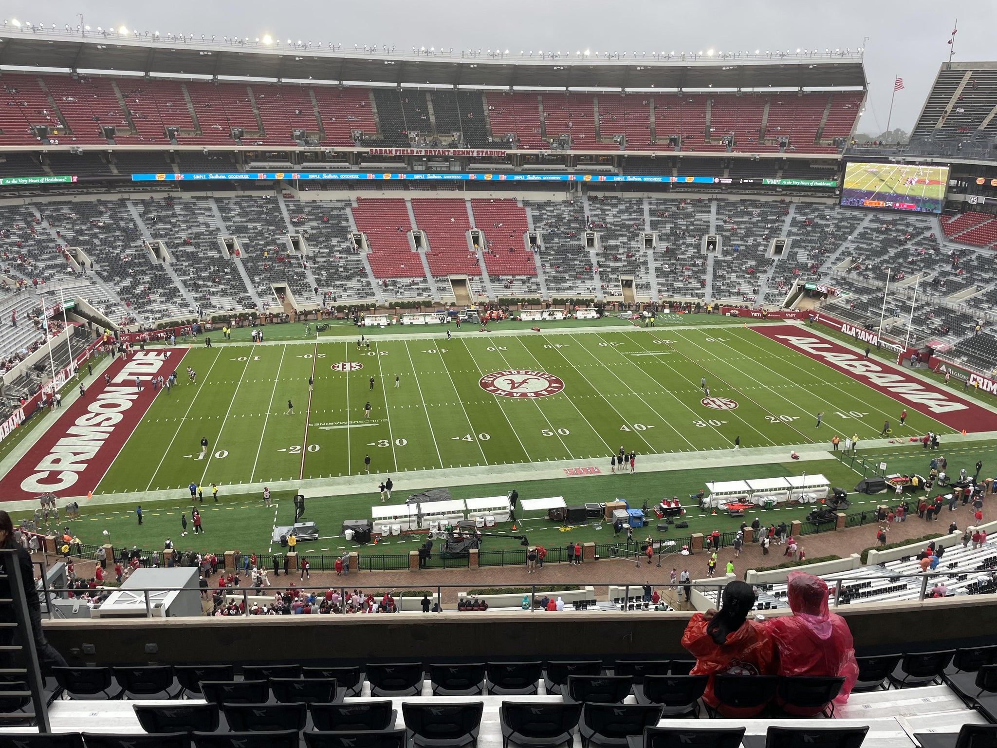 Real Fan View taken from Section 840 at Bryant-Denny Stadium by Jane C