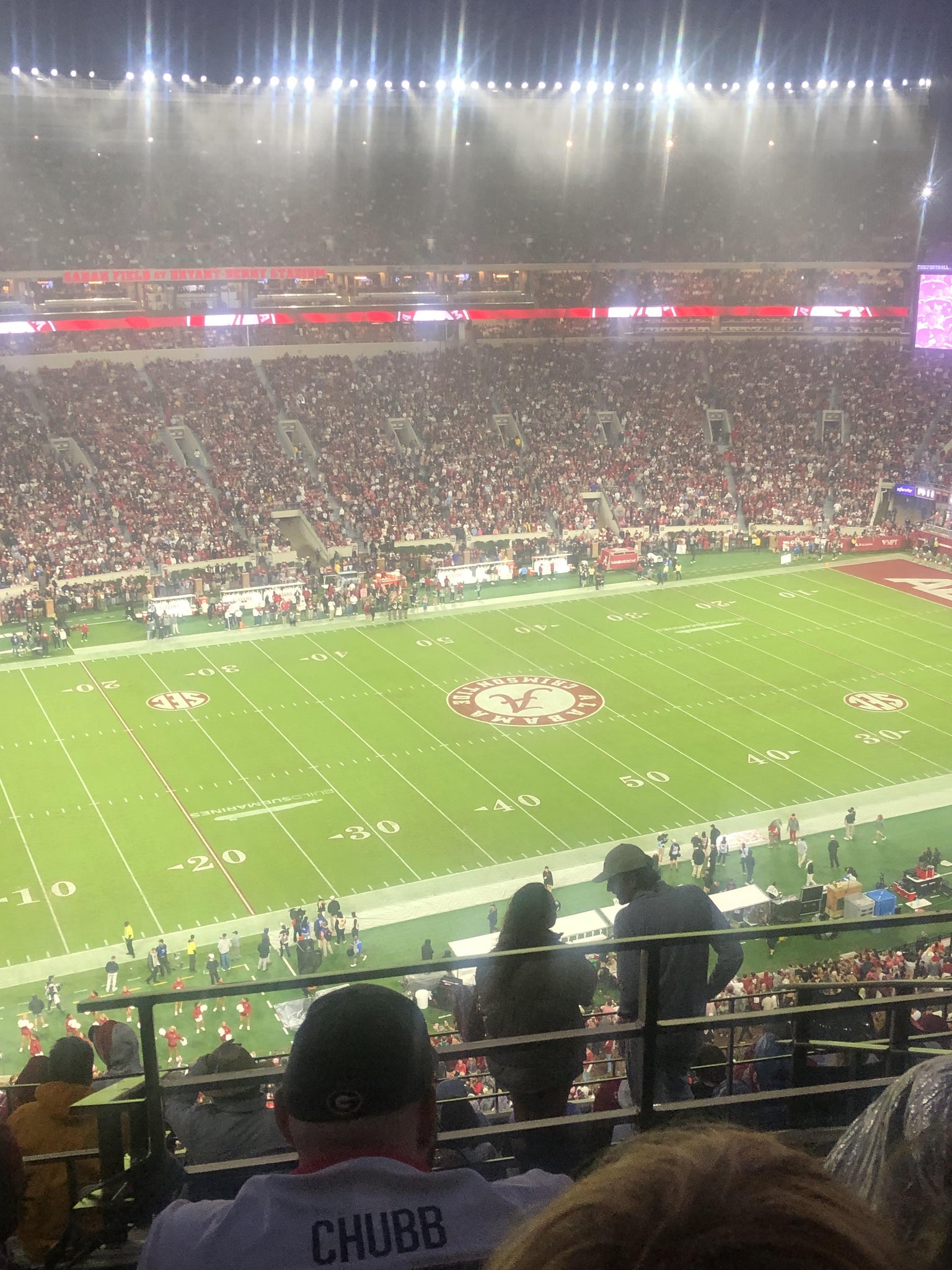 Real Fan View taken from Section 842 at Bryant-Denny Stadium by Lucrissa H