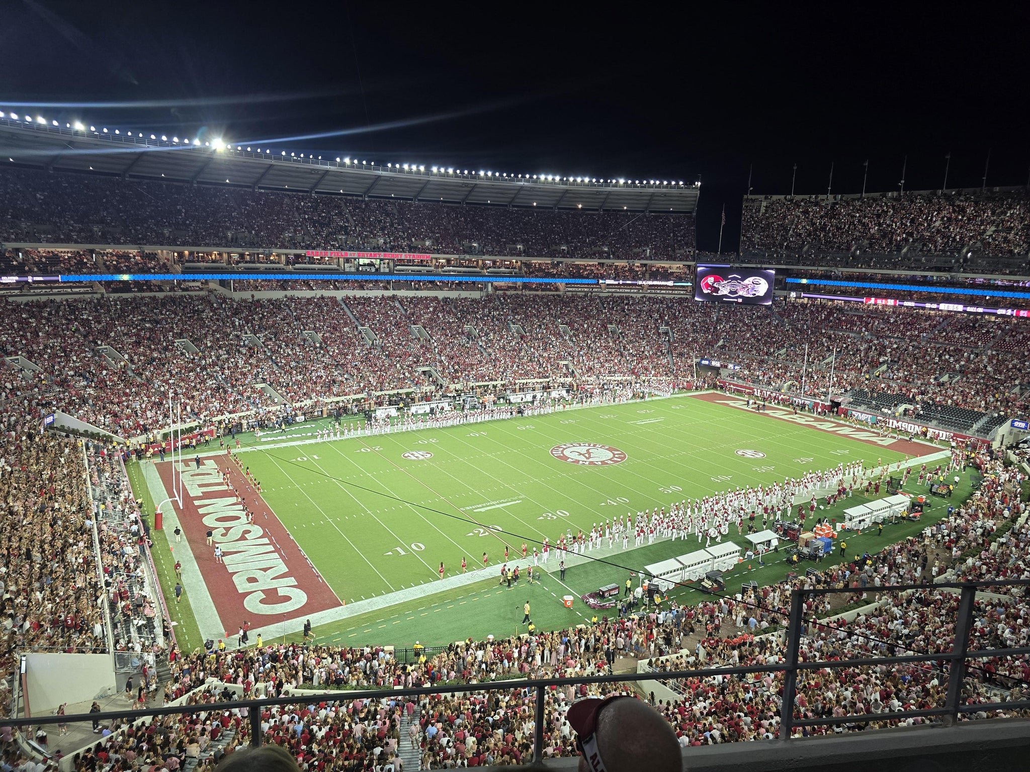Real Fan View taken from Section 844 at Bryant-Denny Stadium by Dylan F