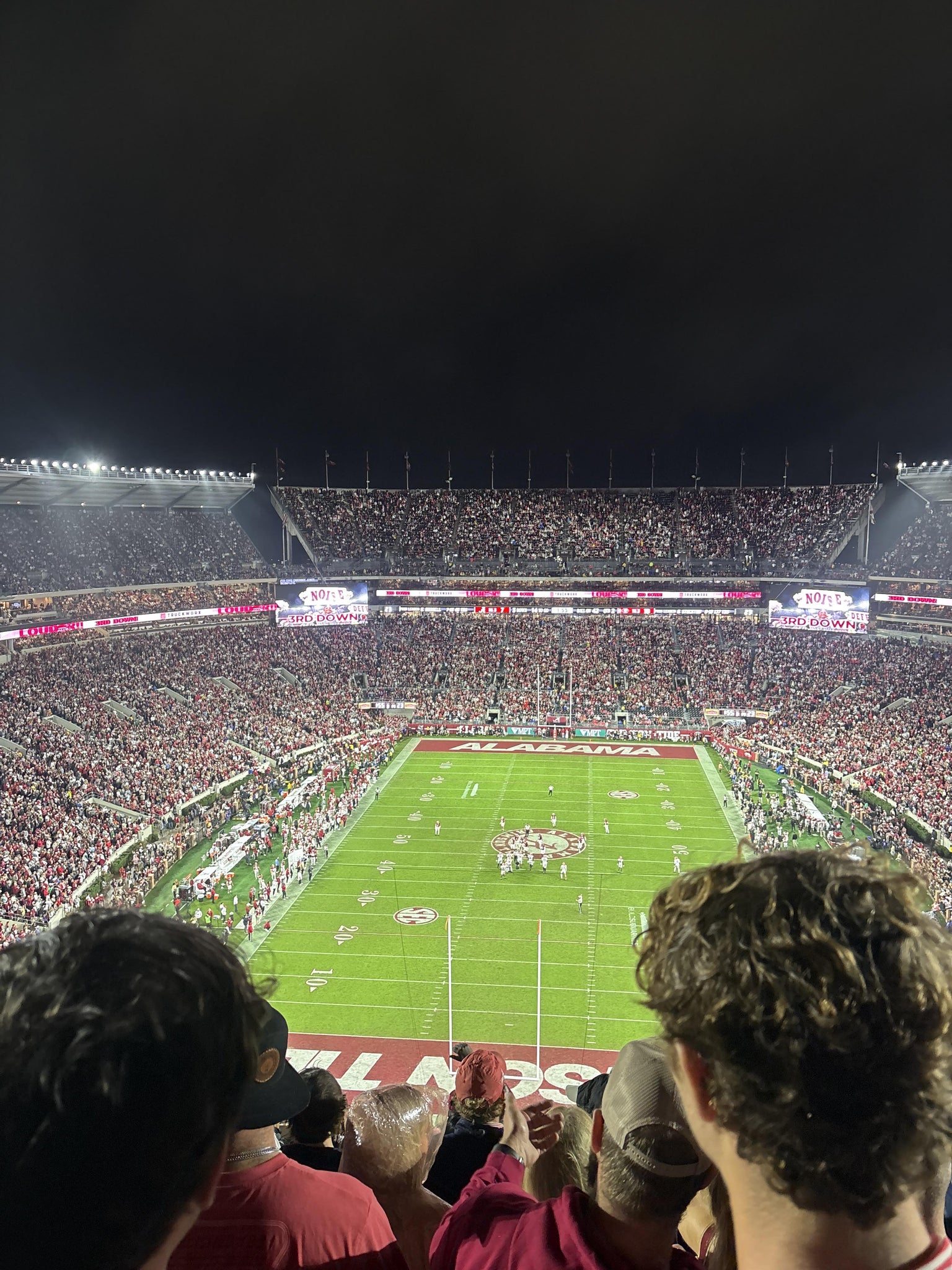 Real Fan View taken from Section 853 at Bryant-Denny Stadium by Ava I