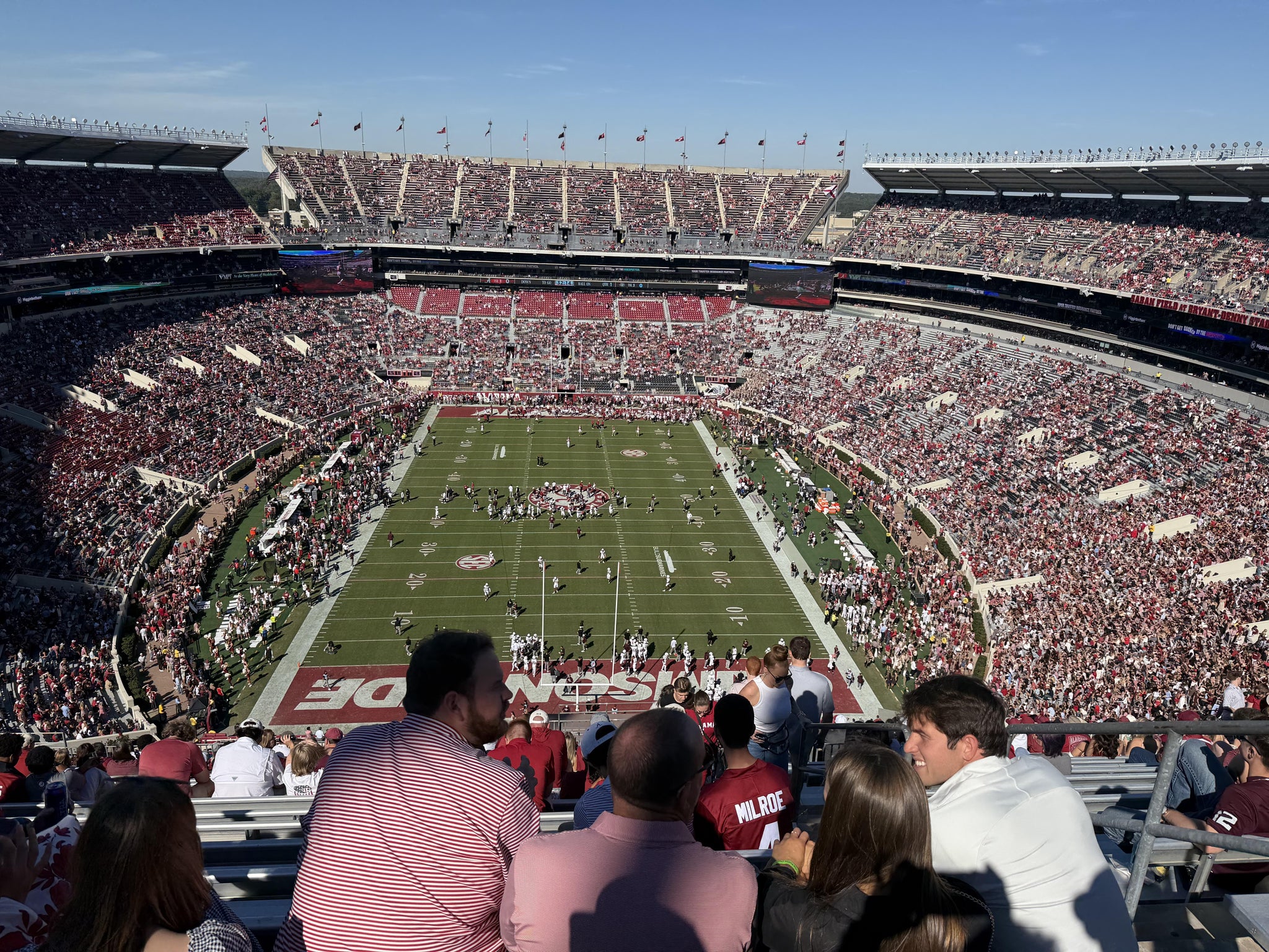Vue réelle des fans prise de la Section 854 au site Bryant-Denny Stadium par Lori S