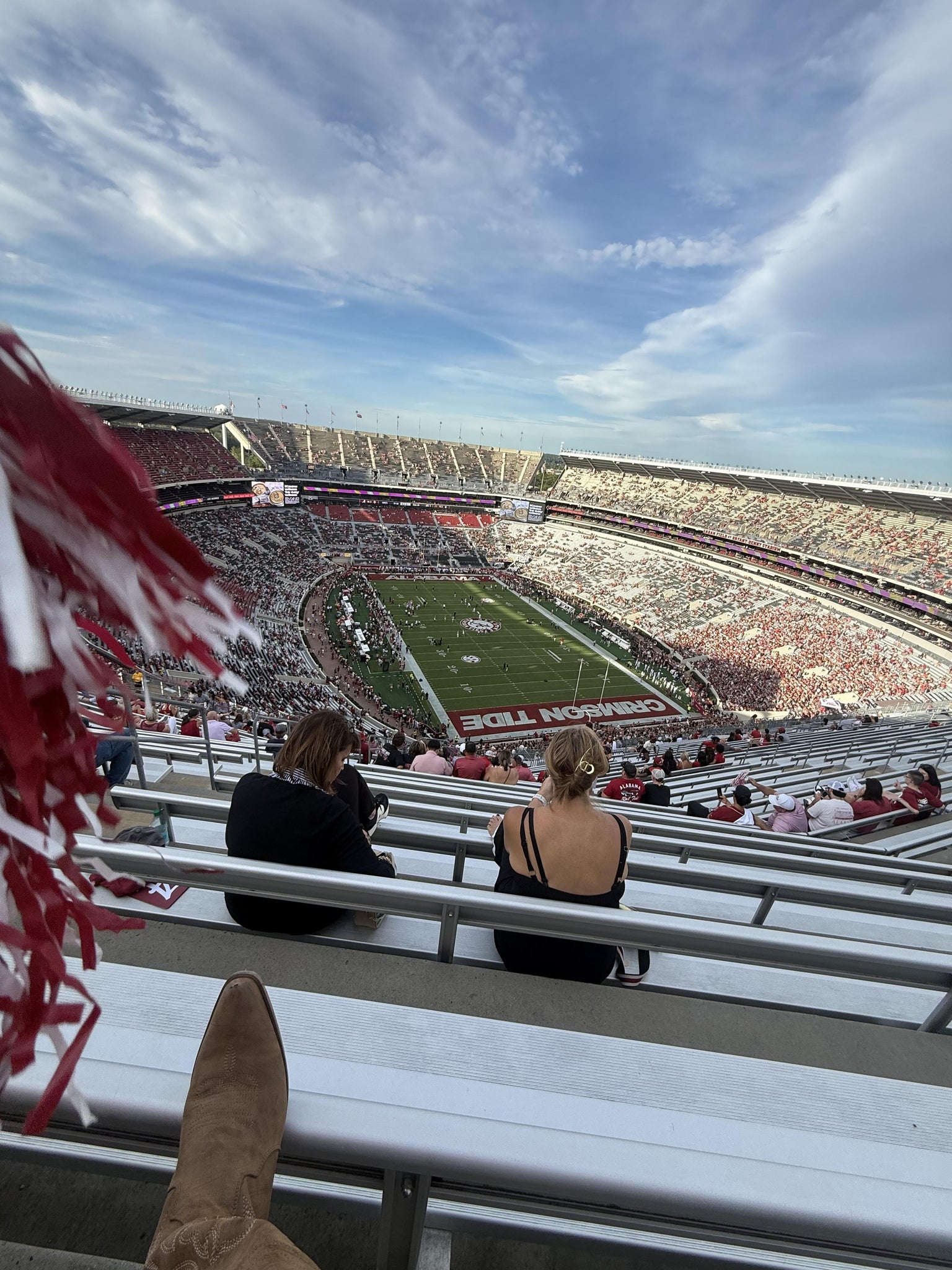 Real Fan View taken from Section 857 at Bryant-Denny Stadium by Abigail A