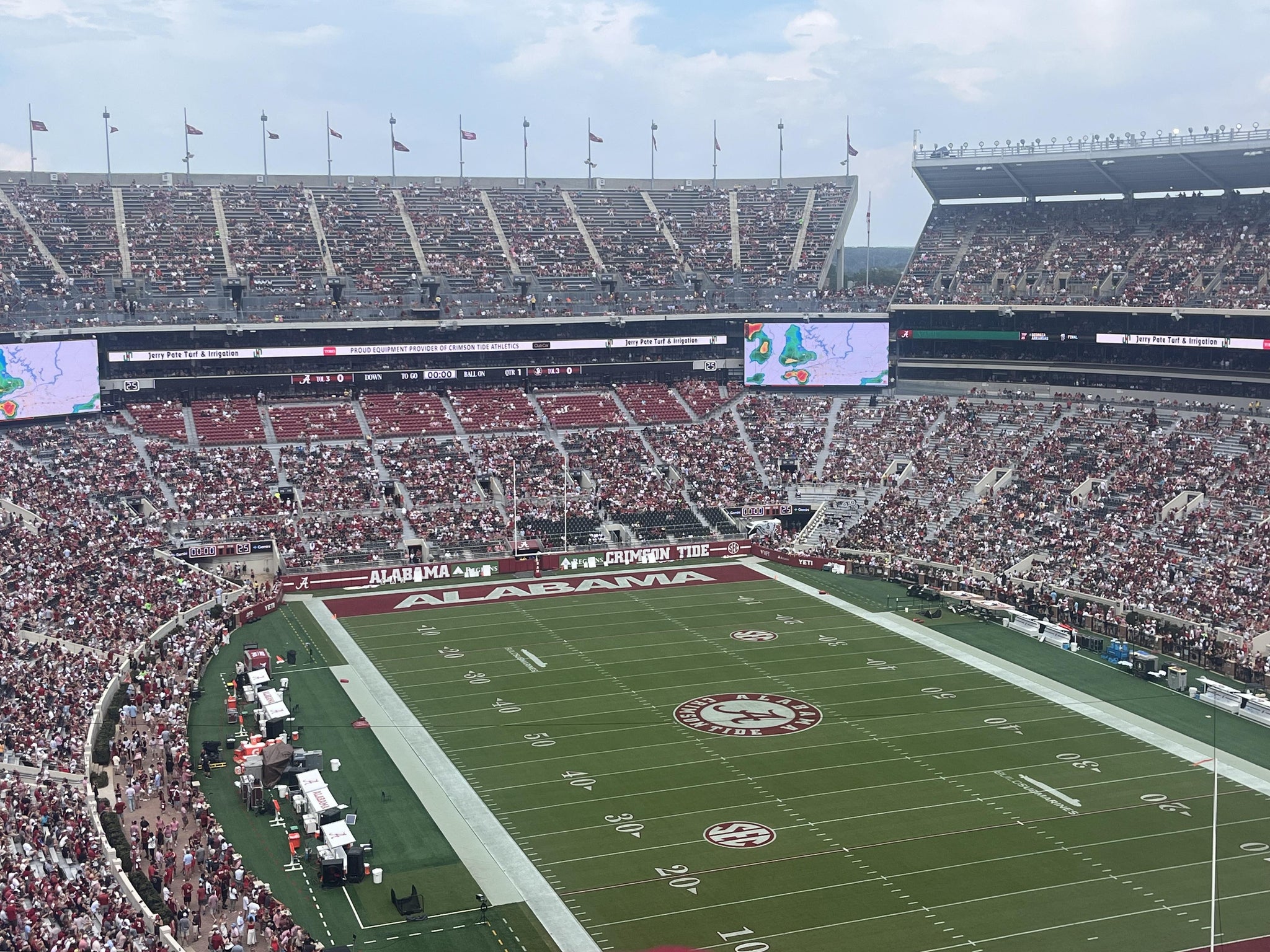 Real Fan View taken from Section 858 at Bryant-Denny Stadium by Anonymous User
