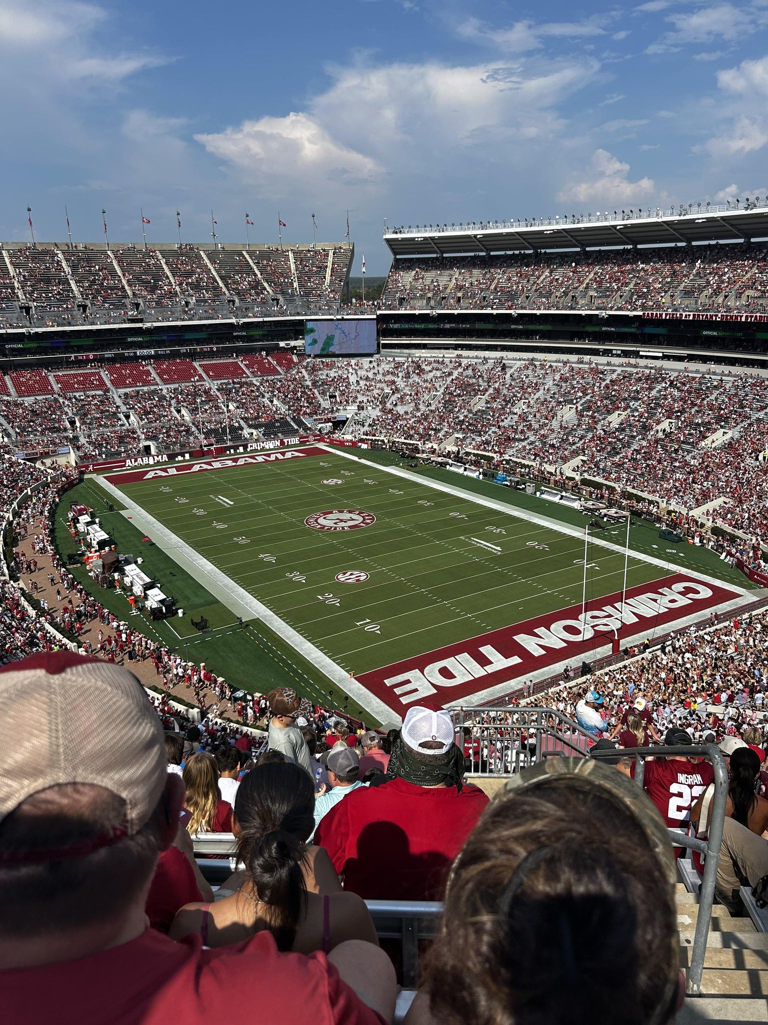 Real Fan View taken from Section 859 at Bryant-Denny Stadium by Wynema W