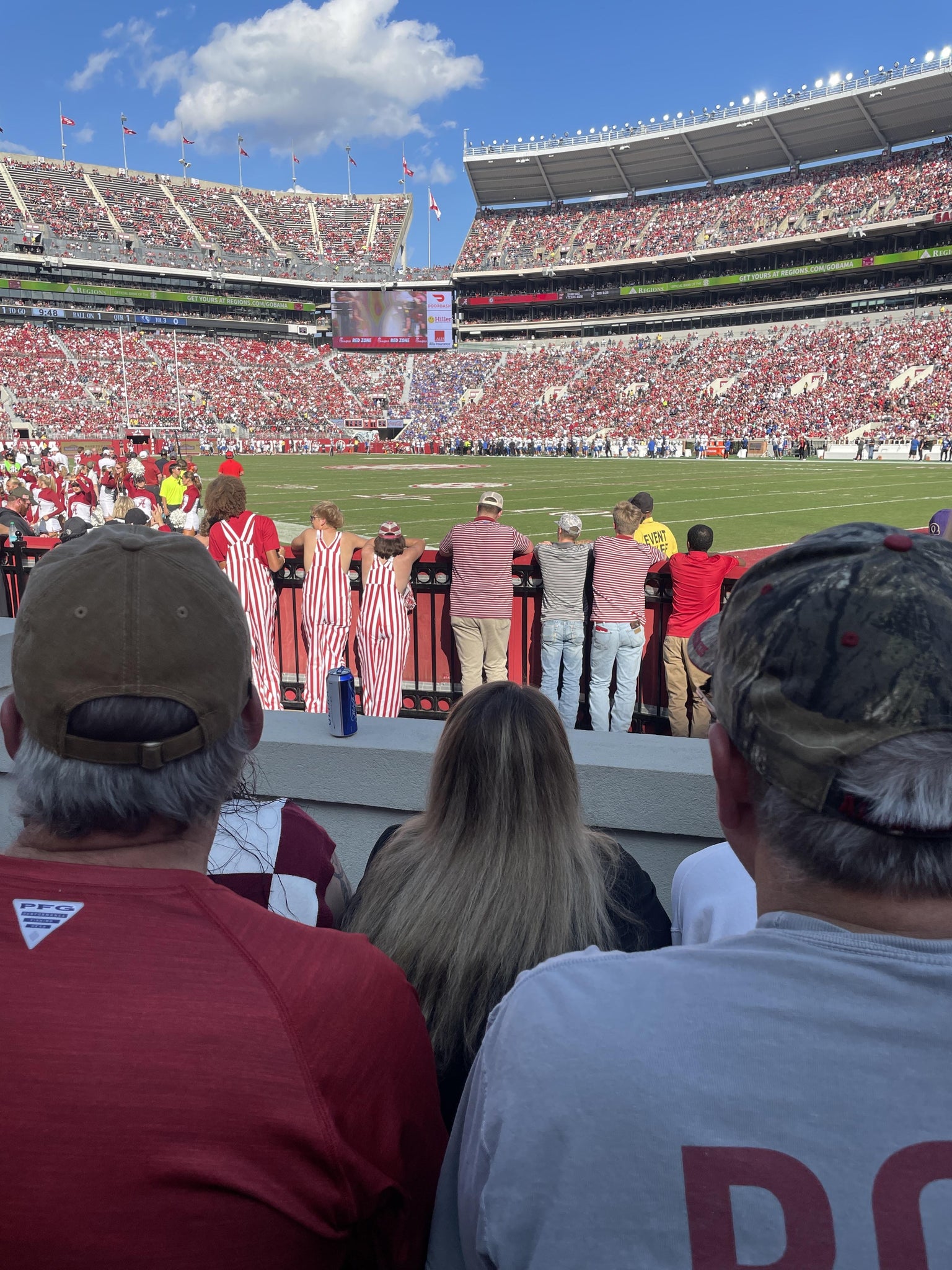 Real Fan View taken from Section A at Bryant-Denny Stadium by Jessica R