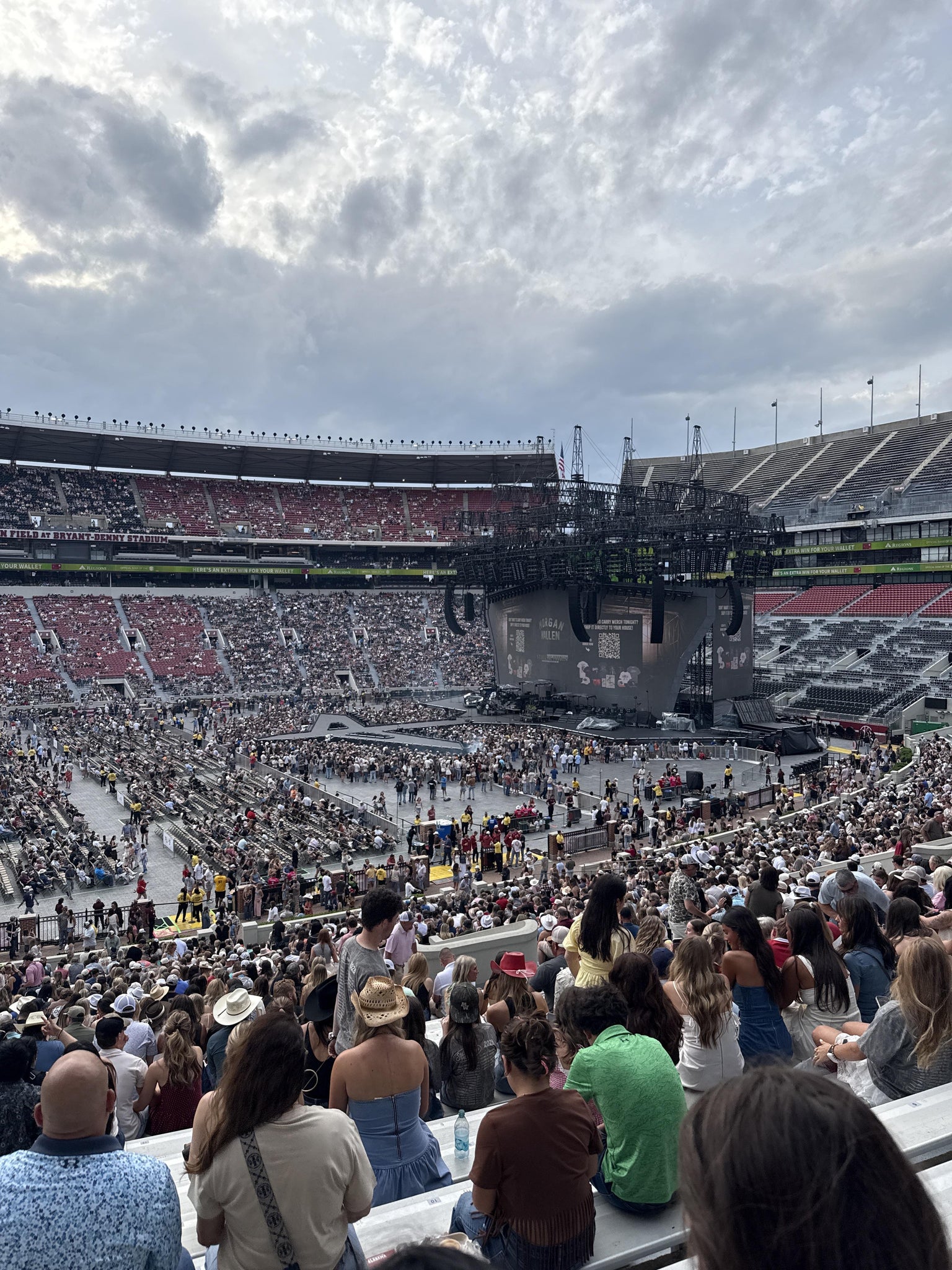 Real Fan View taken from Section EE at Bryant-Denny Stadium by Audrey O