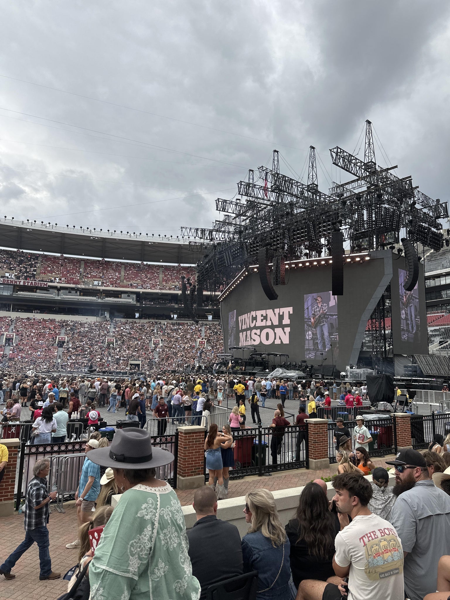 Real Fan View taken from Section GG at Bryant-Denny Stadium by Belinda C