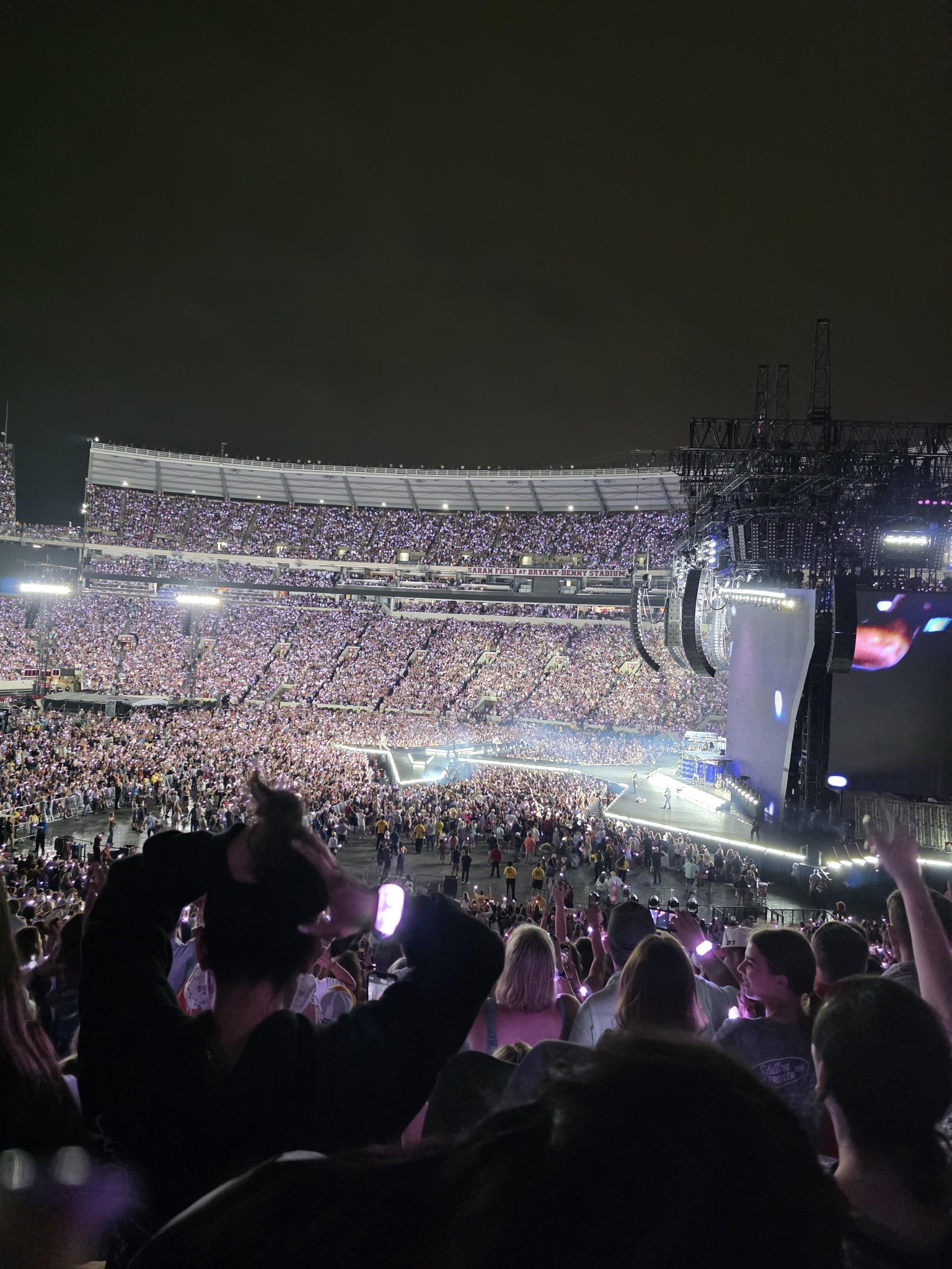 Real Fan View taken from Section KK at Bryant-Denny Stadium by Jennifer S