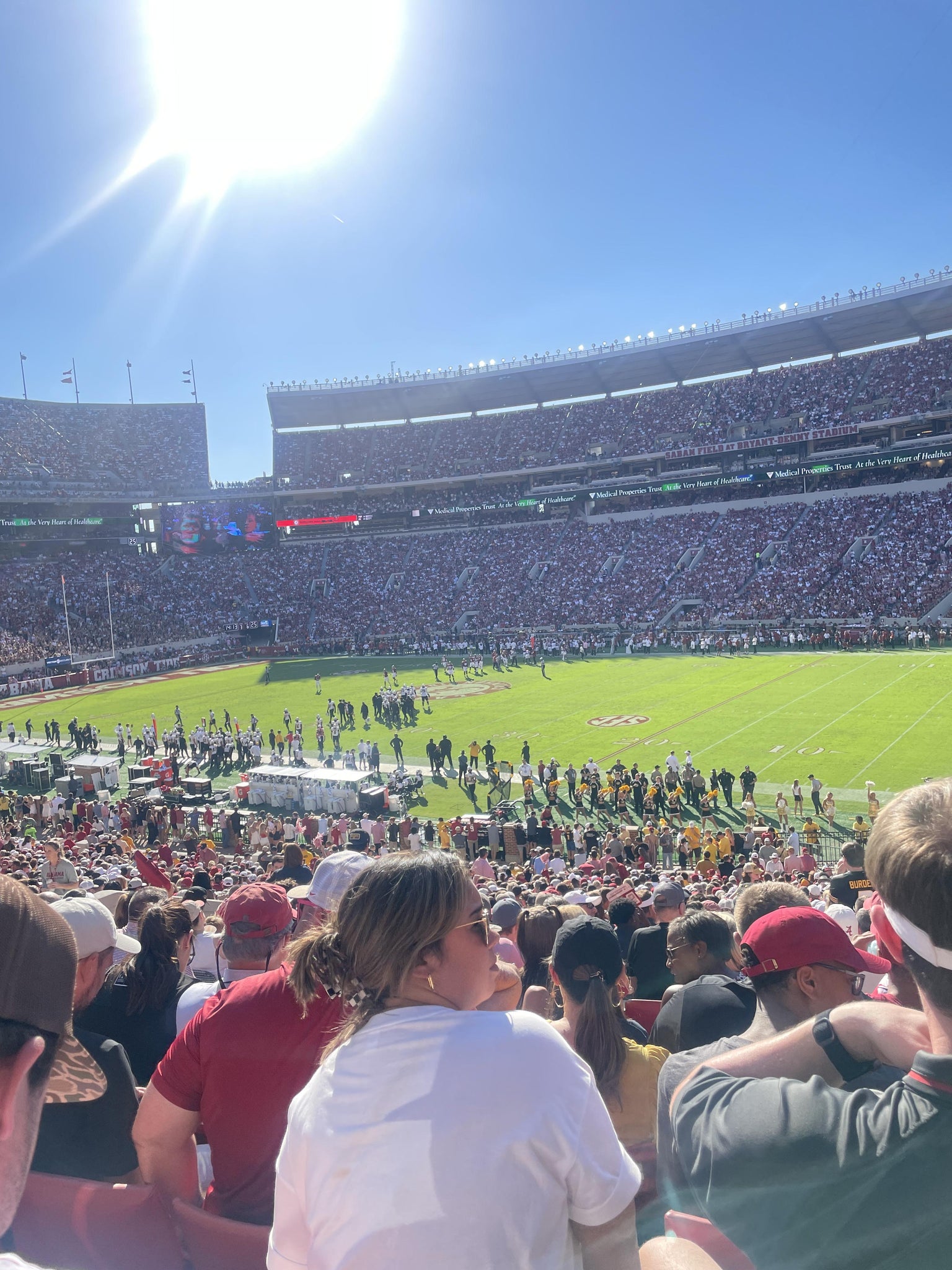 Real Fan View taken from Section LL at Bryant-Denny Stadium by Jacob B