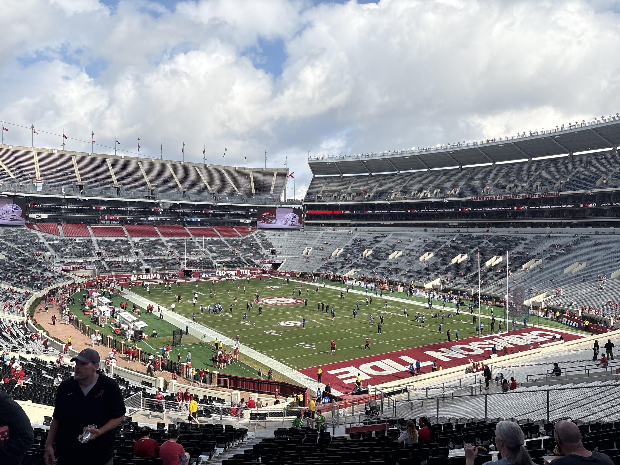 Real Fan View taken from Section S 8 at Bryant-Denny Stadium by Sherri S