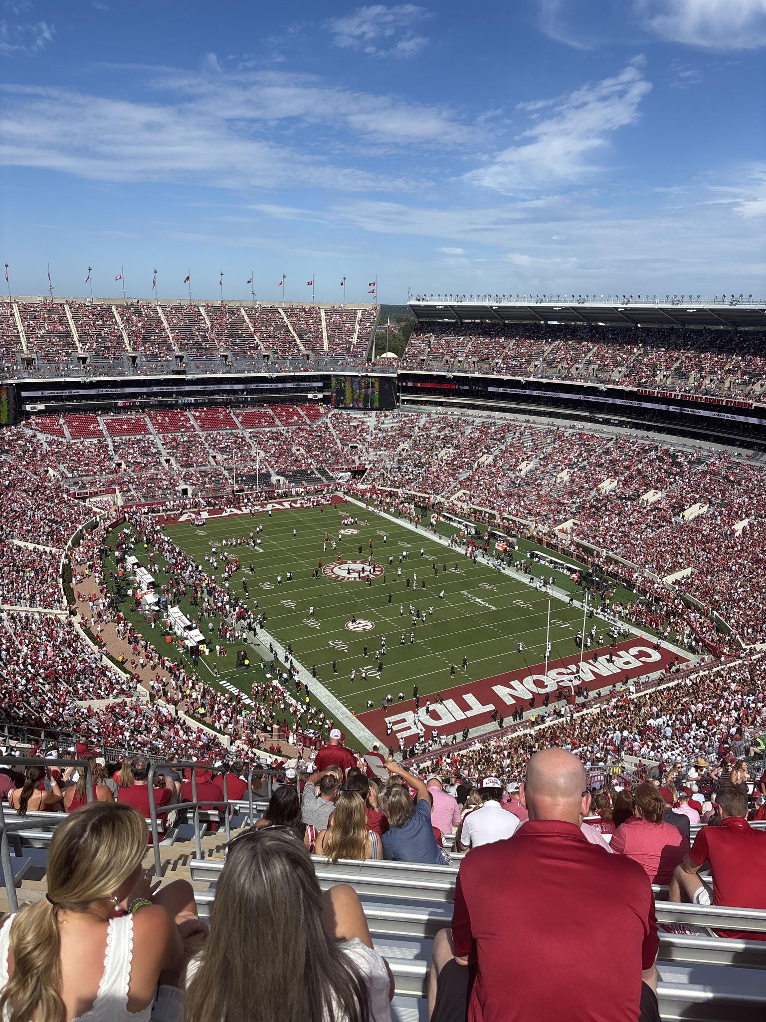 Real Fan View taken from Section SS 12 at Bryant-Denny Stadium by Anonymous User