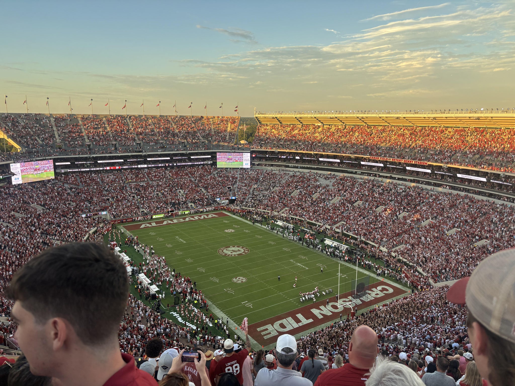 Real Fan View taken from Section SS 13 at Bryant-Denny Stadium by Sonya L