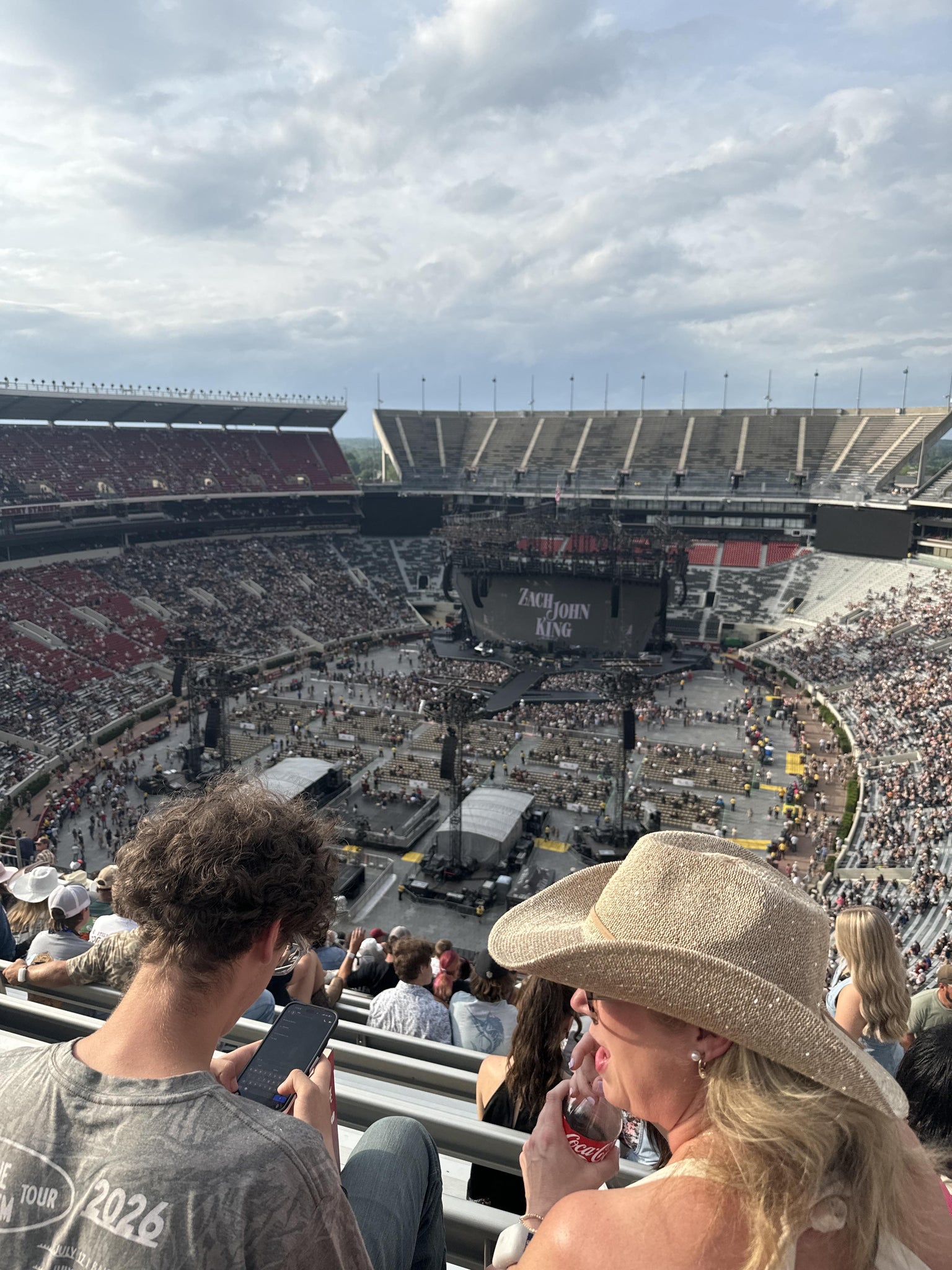 Real Fan View taken from Section SS 5 at Bryant-Denny Stadium by Grace L
