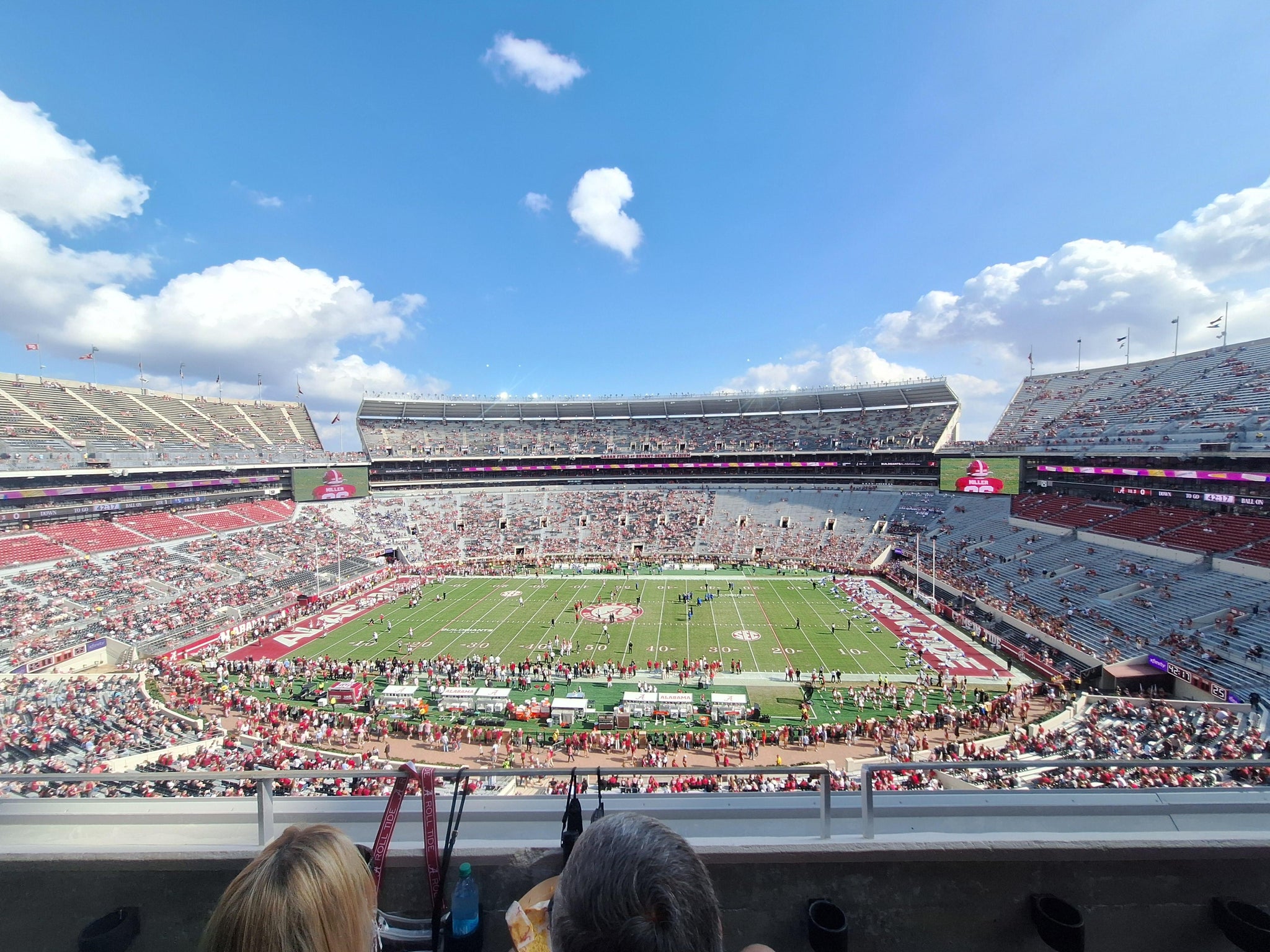 Real Fan View taken from U 3 H at Bryant-Denny Stadium by Mark H
