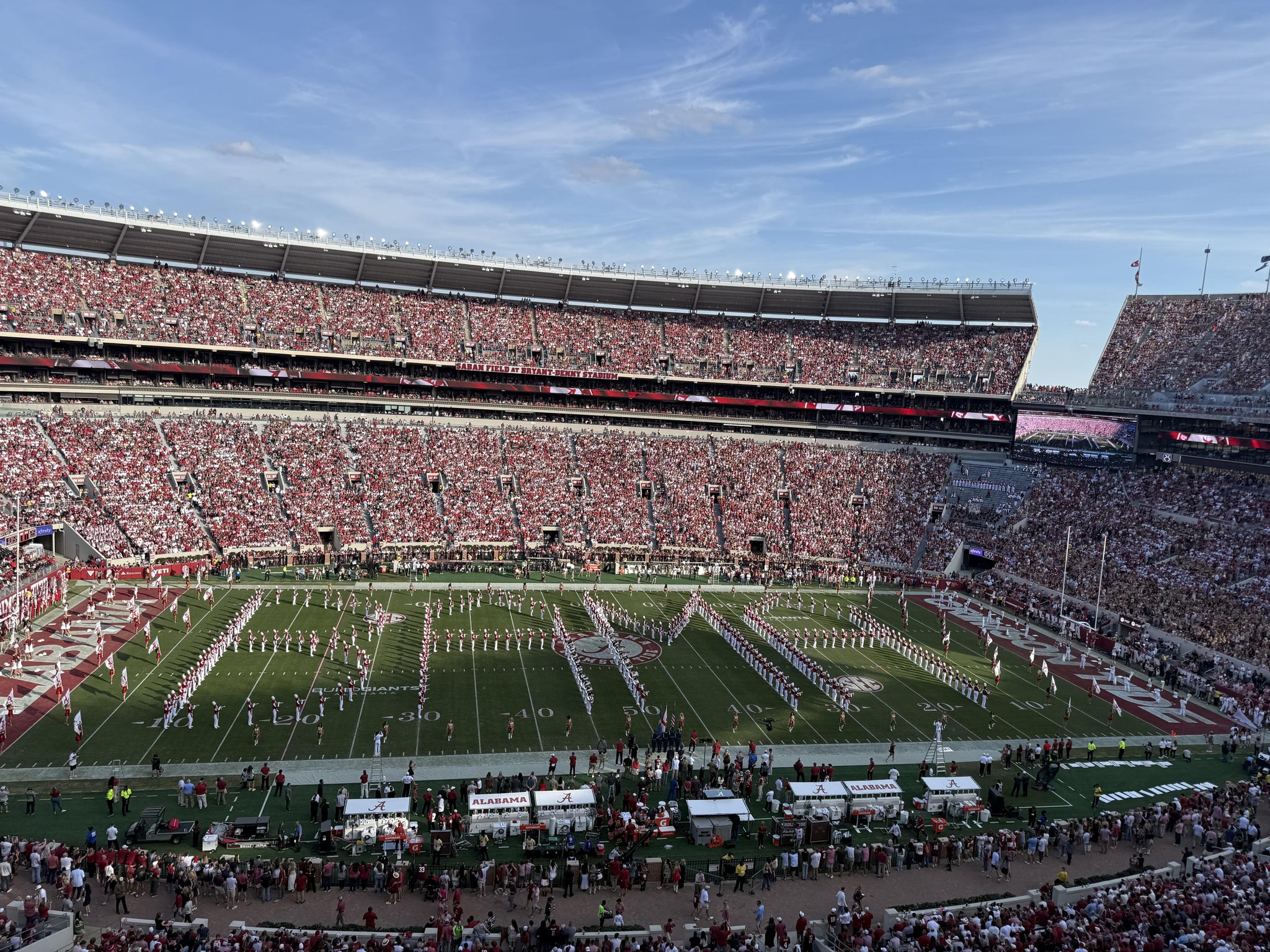 Real Fan View taken from U 3 K at Bryant-Denny Stadium by Matthew H
