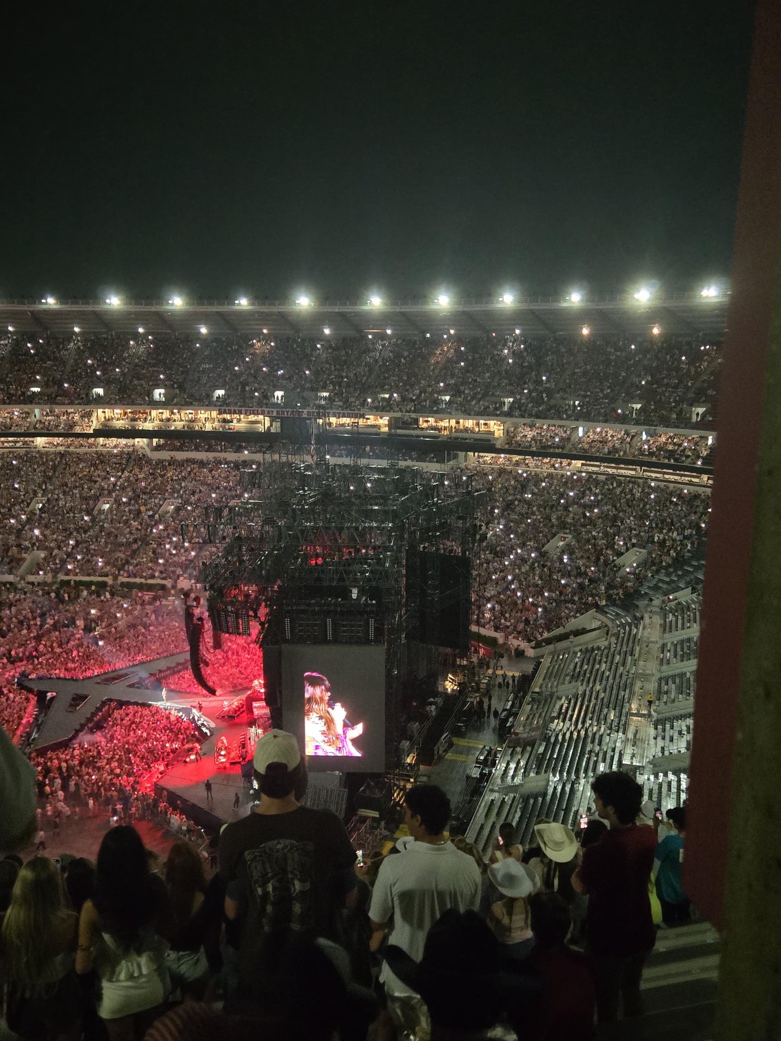 Real Fan View taken from U 4 NN at Bryant-Denny Stadium by Brianna P