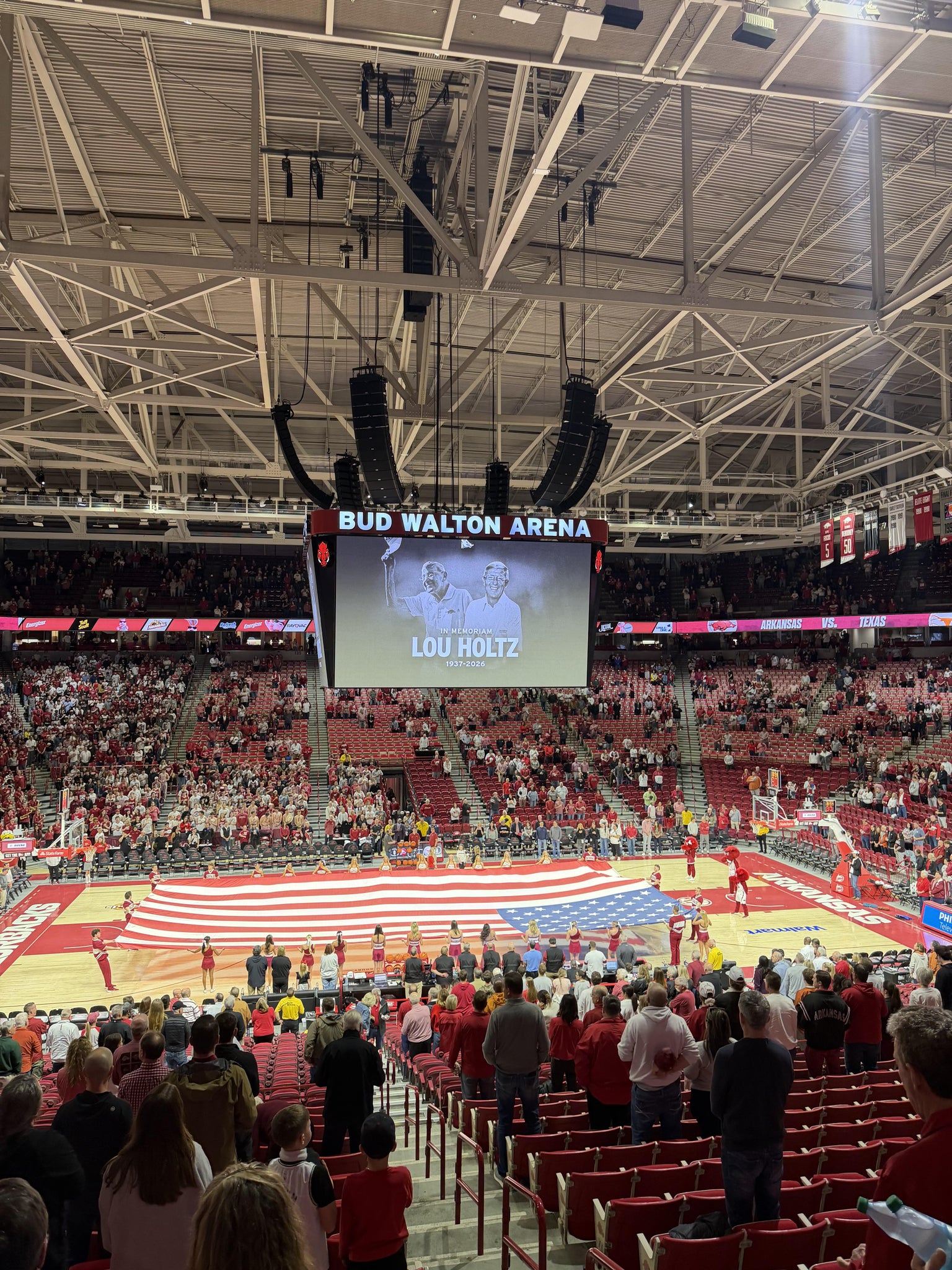 Real Fan View taken from Section 119 at Bud Walton Arena by William R
