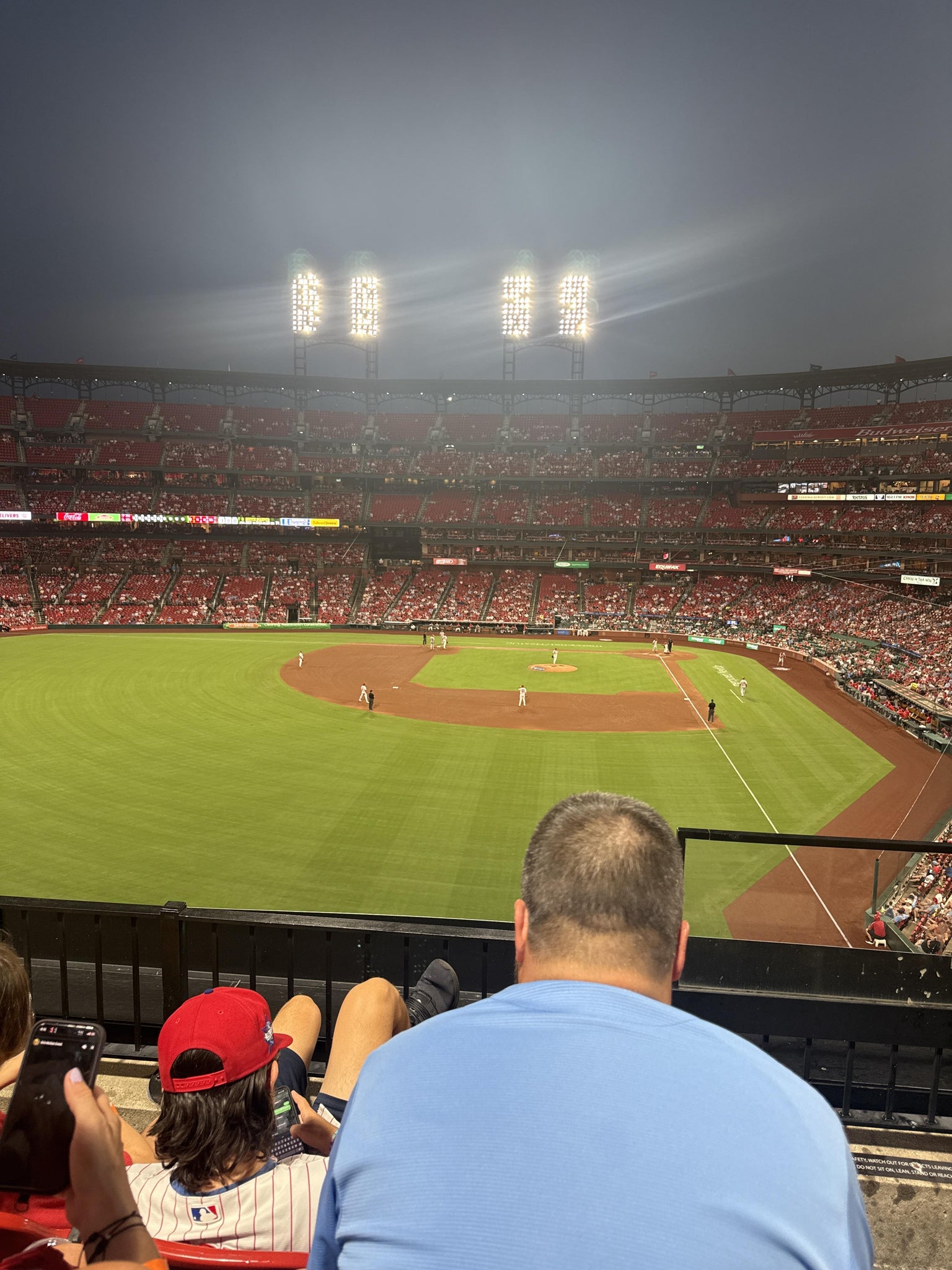 Real Fan View taken from BIG MAC Land 272 at Busch Stadium by Debbie  D
