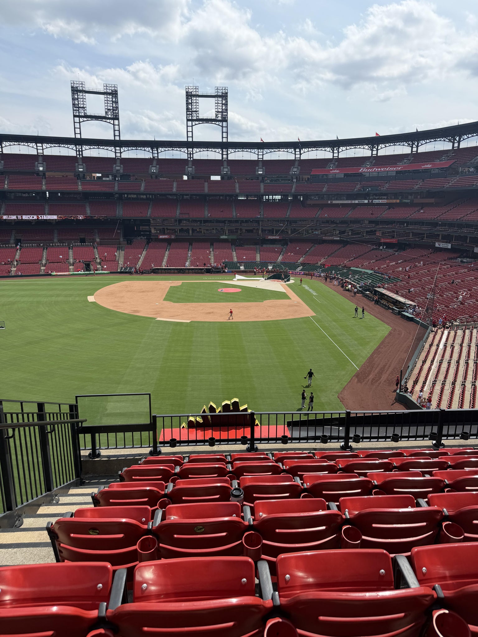 Real Fan View taken from BIG MAC Land 272 at Busch Stadium by Matt S