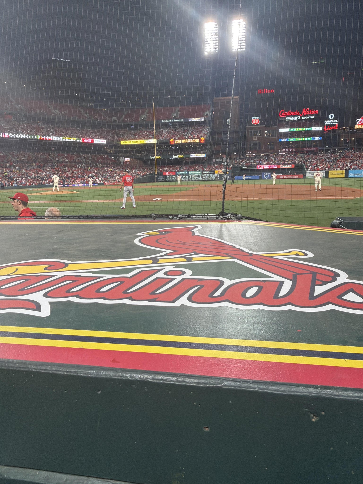 Real Fan View taken from Diamond Box 142 at Busch Stadium by Jeremy H