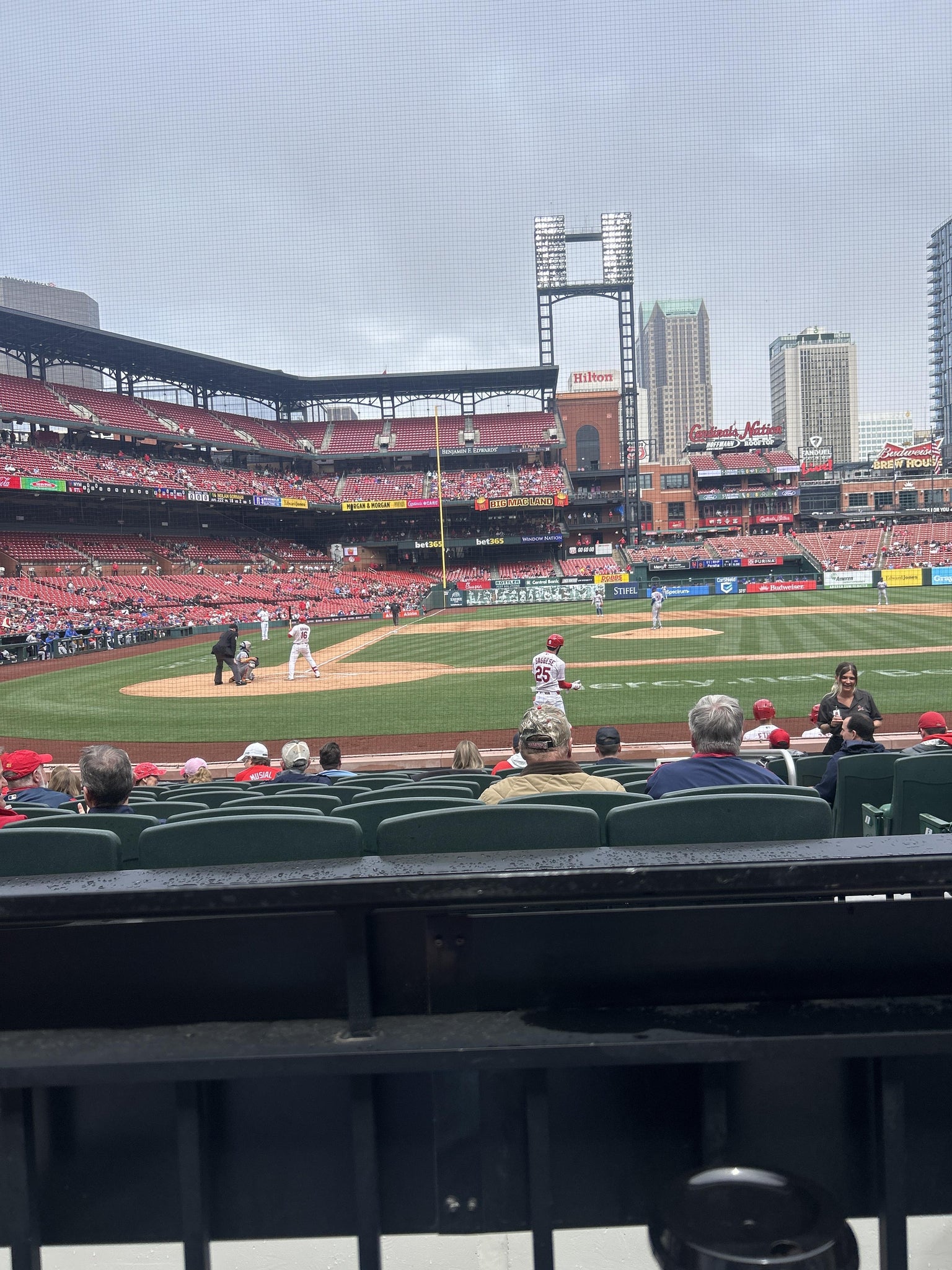 Real Fan View taken from Home Field Box 146 at Busch Stadium by Breannna M