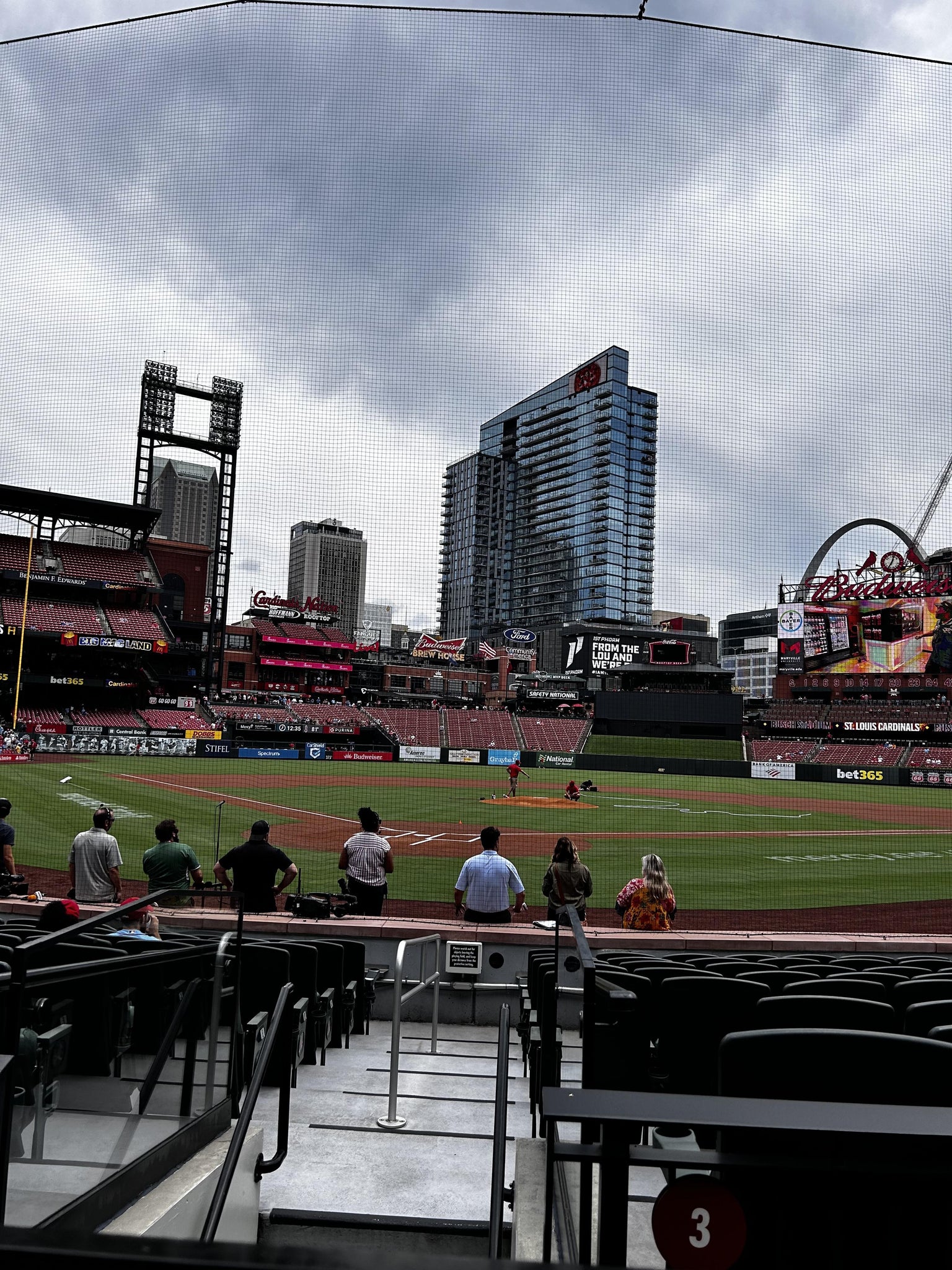 Real Fan View taken from Home Field Box 149 at Busch Stadium by Lynn H