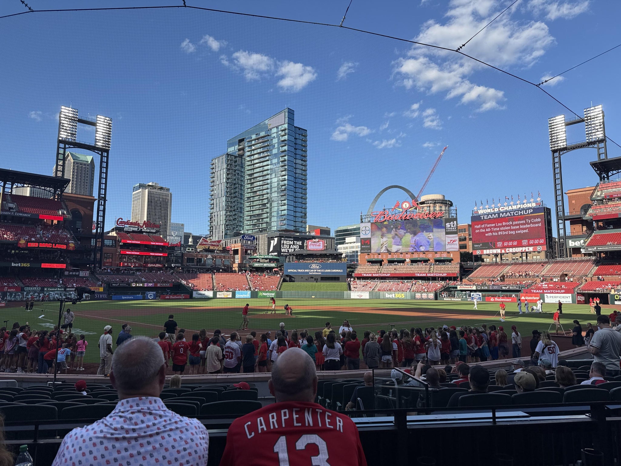 Real Fan View taken from Home Field Box 149 at Busch Stadium by Bridger S
