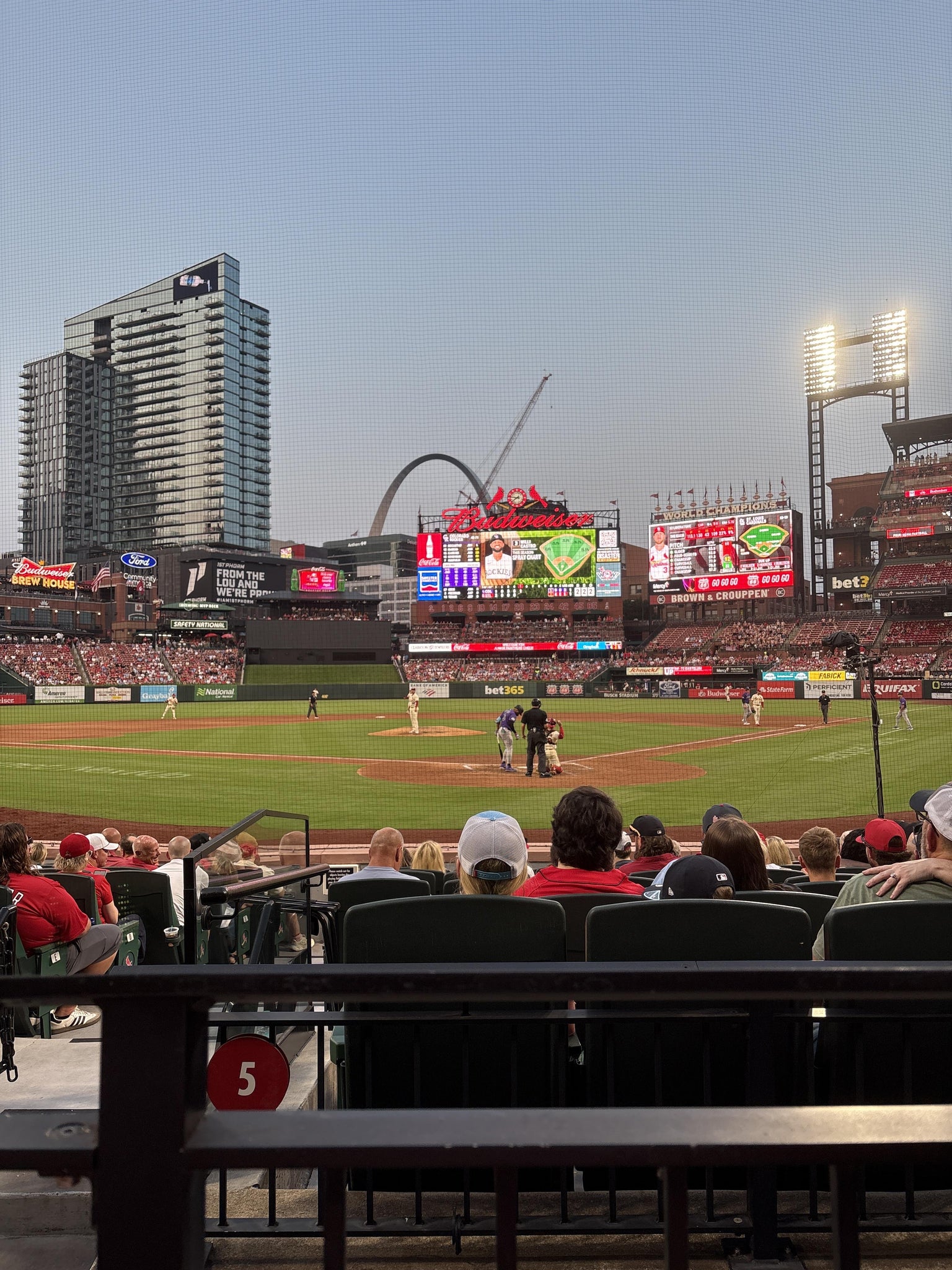 Real Fan View taken from Home Field Box 151 at Busch Stadium by Jasalyn S