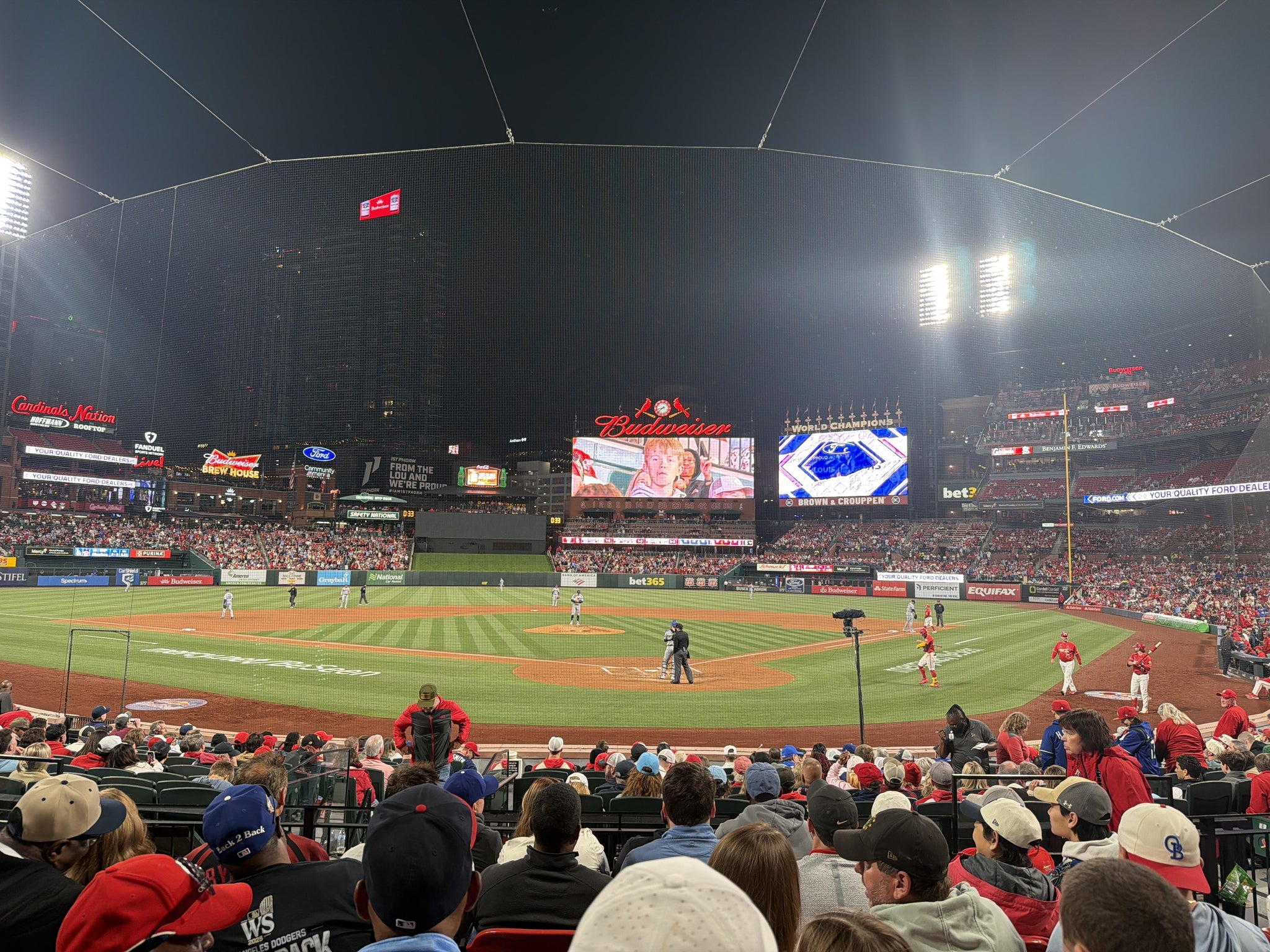 Real Fan View taken from Home Field Box 151 at Busch Stadium by Marco G