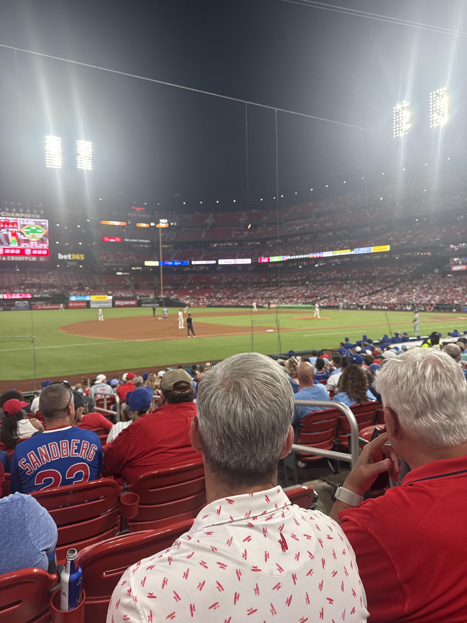 Real Fan View taken from Infield Field Box 160 at Busch Stadium by April P
