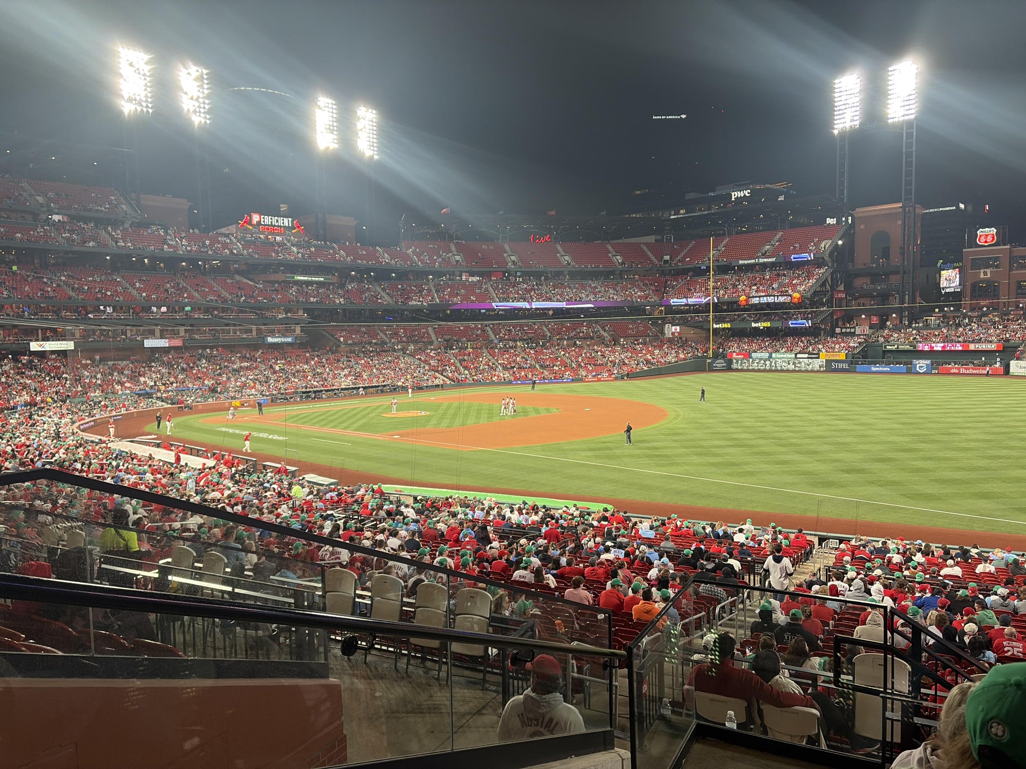 Real Fan View taken from Right Field Box 135 at Busch Stadium by Cody N