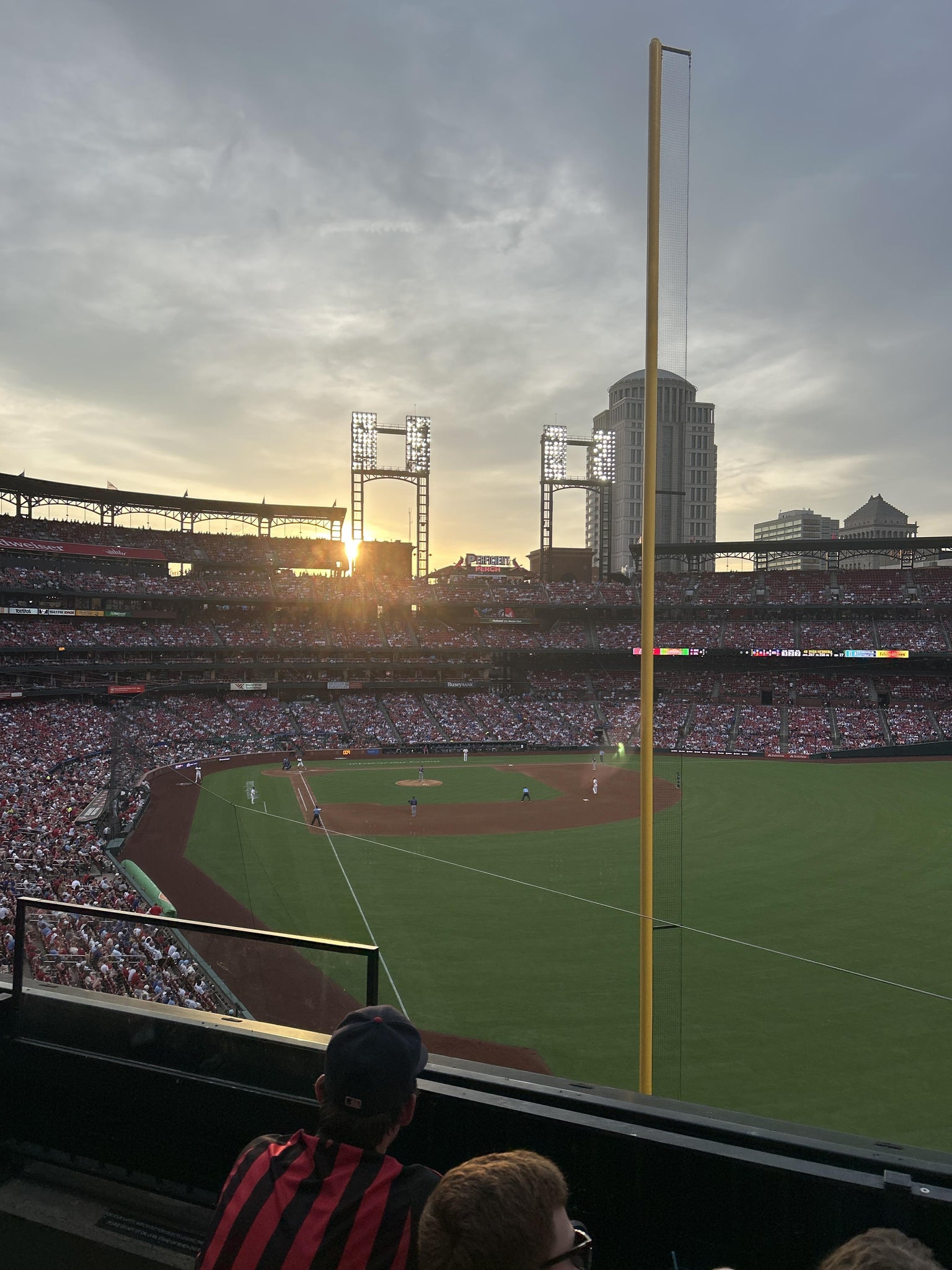 Real Fan View taken from Right Field Loge 230 at Busch Stadium by Anonymous User